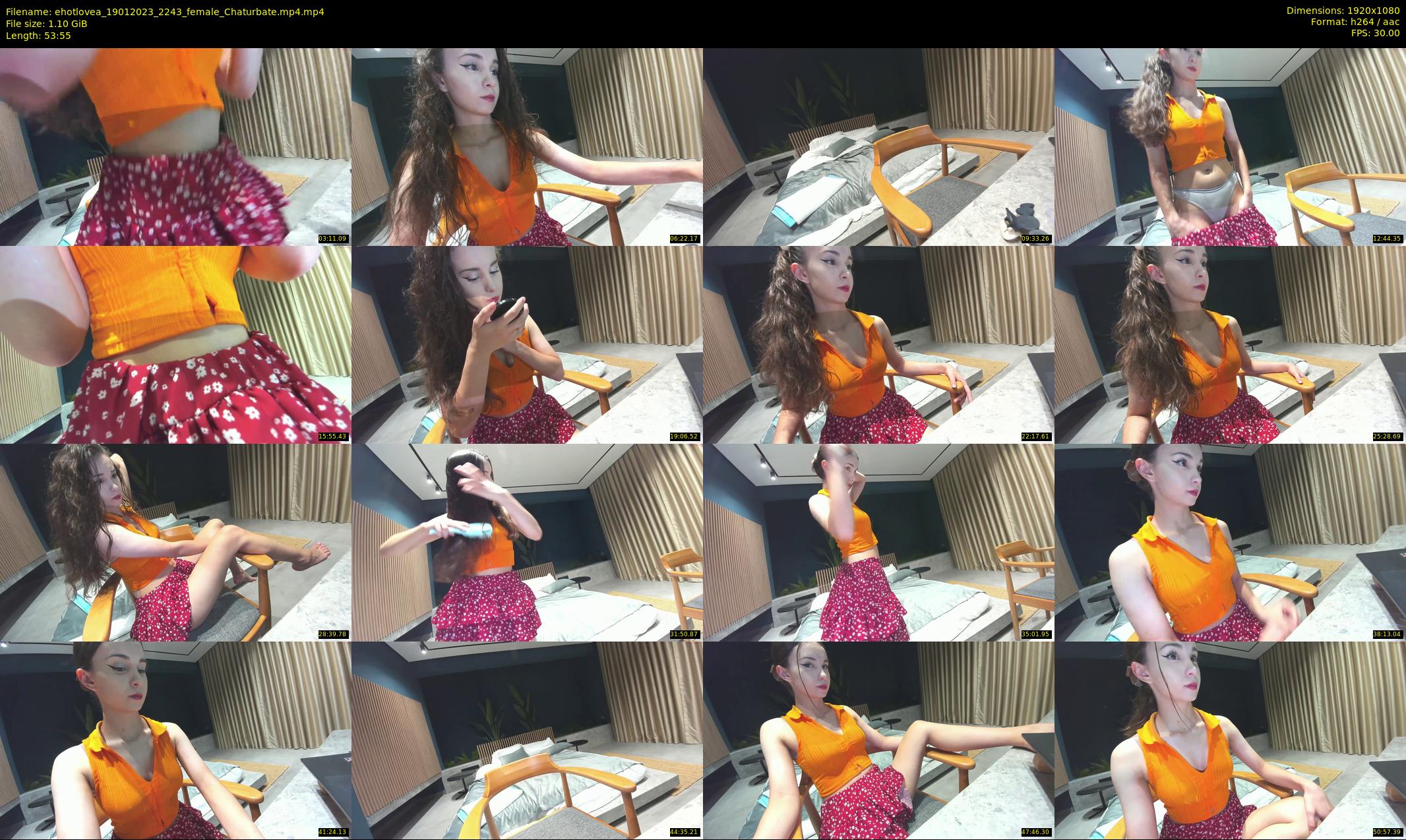 ehotlovea — 54 minute Chaturbate female cam show recording, 1080p, Jan 19, 2023