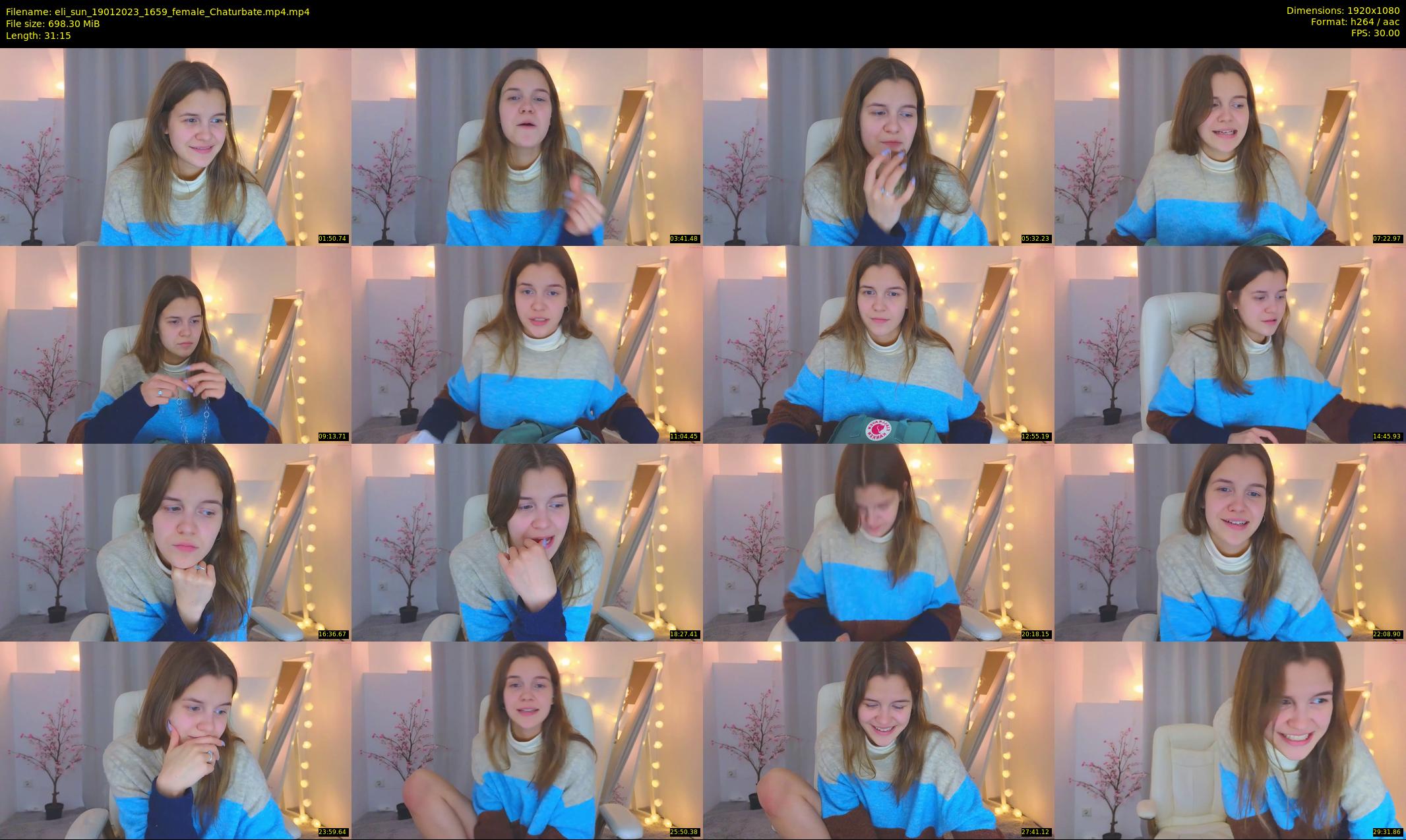 eli_sun — 32 minute Chaturbate female cam show recording, 1080p, Jan 19, 2023