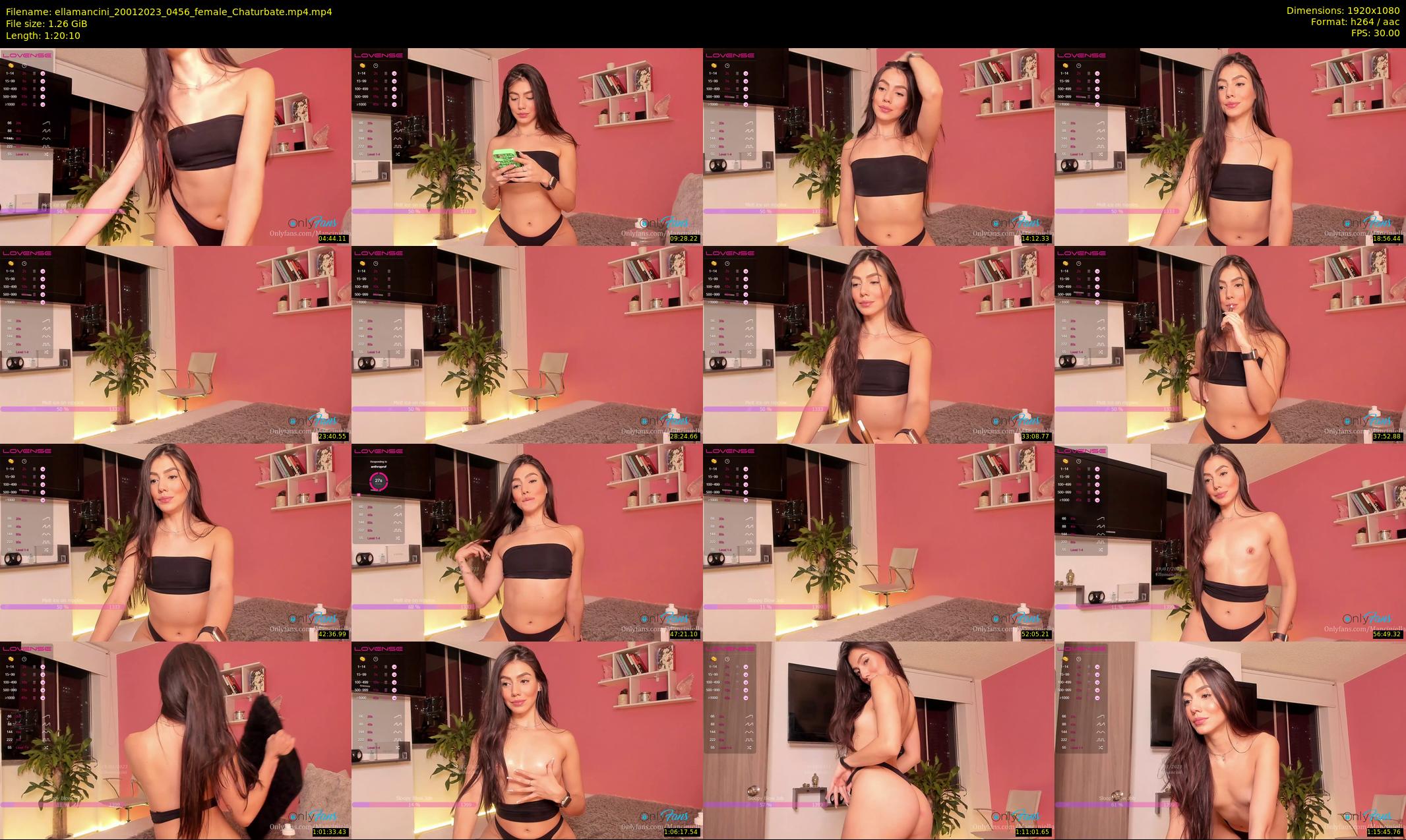 ellamancini — 81 minute Chaturbate female cam show recording, 1080p, Jan 20, 2023