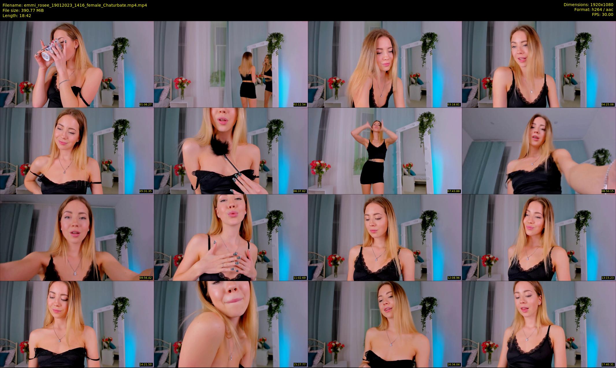 emmi_rosee — 19 minute Chaturbate female cam show recording, 1080p, Jan 19, 2023