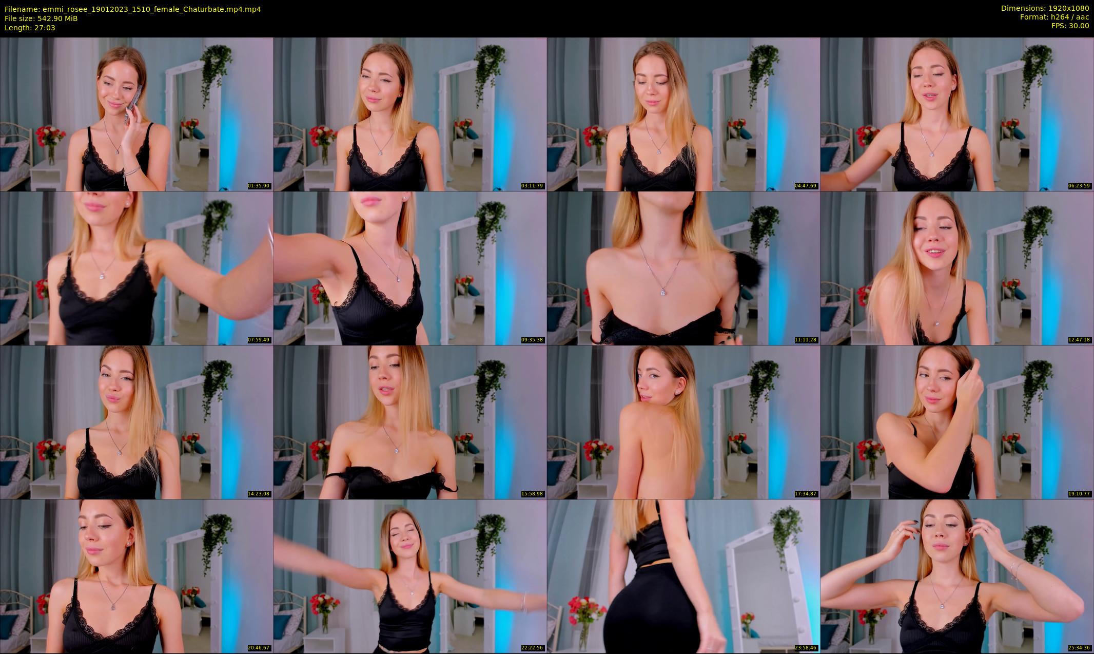 emmi_rosee — 28 minute Chaturbate female cam show recording, 1080p, Jan 19, 2023