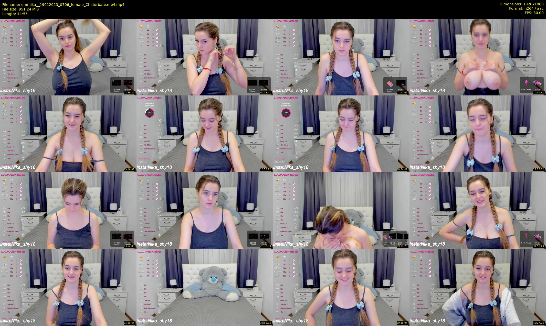 emmika_ — 45 minute Chaturbate female cam show recording, 1080p, Jan 19, 2023