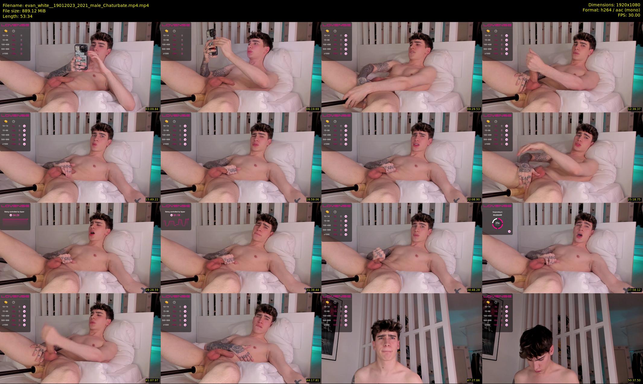 evan_white_ — 54 minute Chaturbate male cam show recording, 1080p, Jan 19, 2023