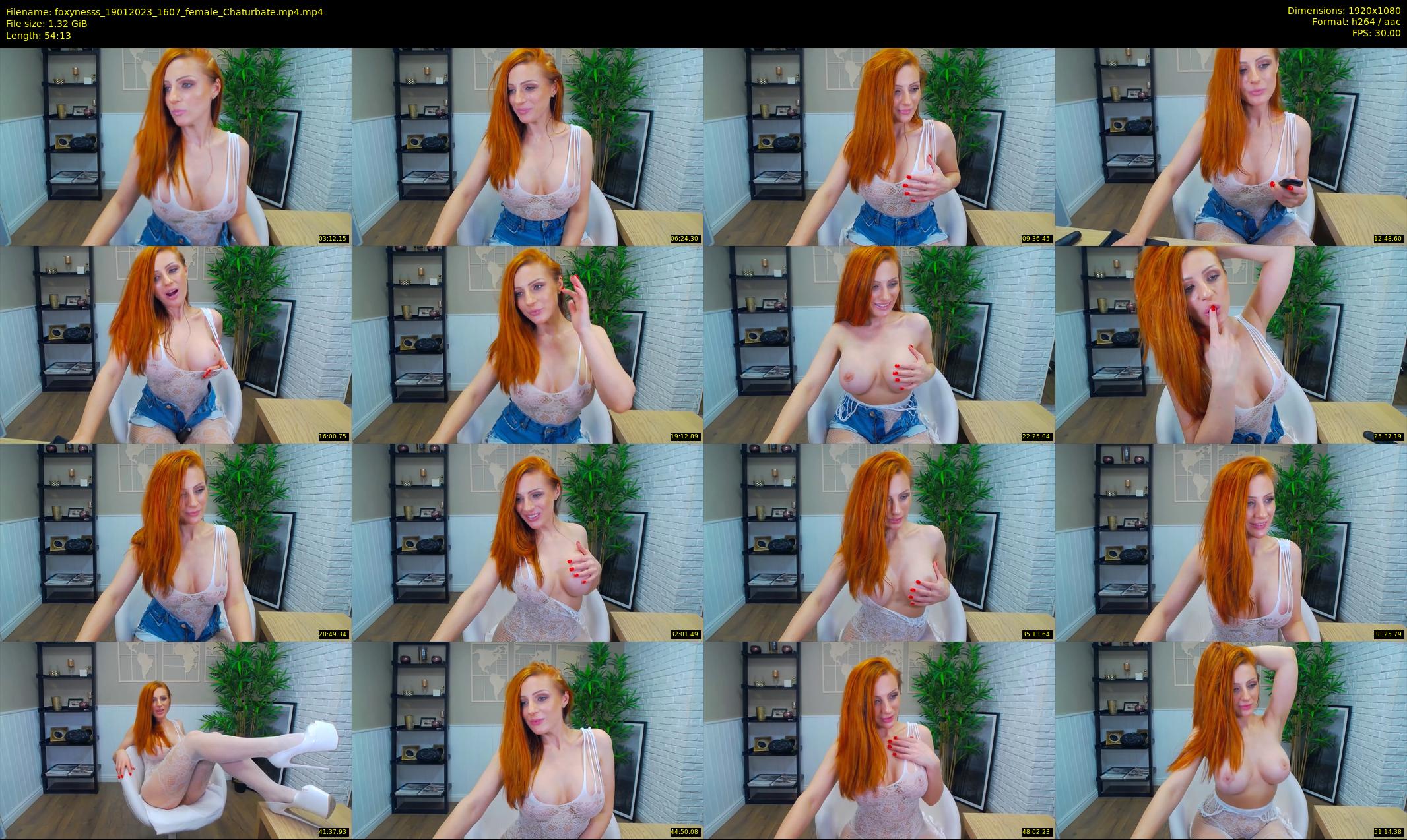foxynesss — 55 minute Chaturbate female cam show recording, 1080p, Jan 19, 2023