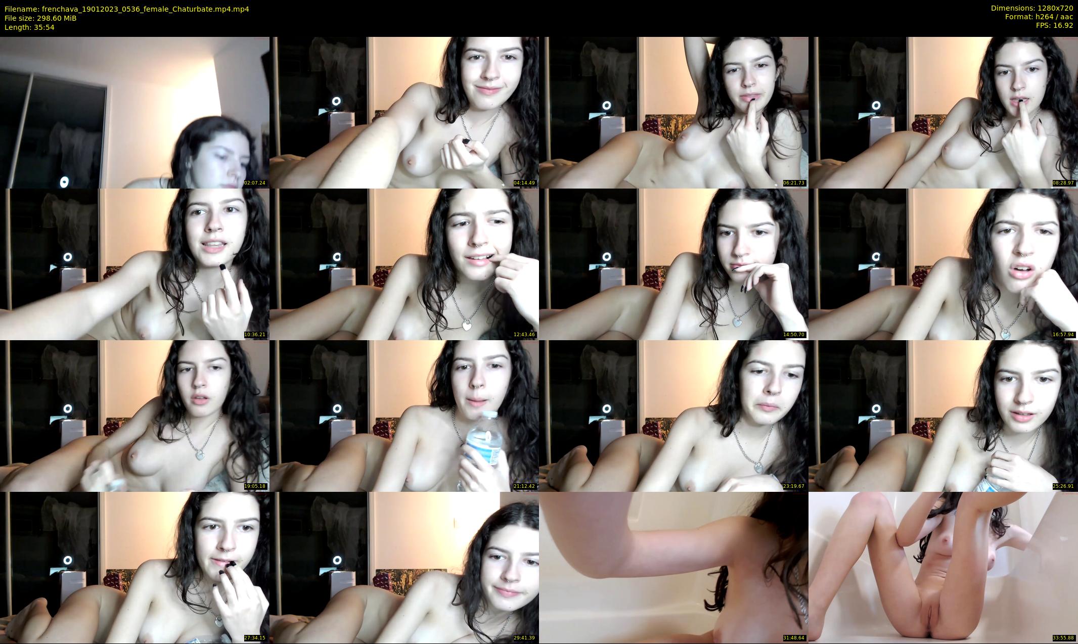 frenchava — 36 minute Chaturbate female cam show recording, 720p, Jan 19, 2023