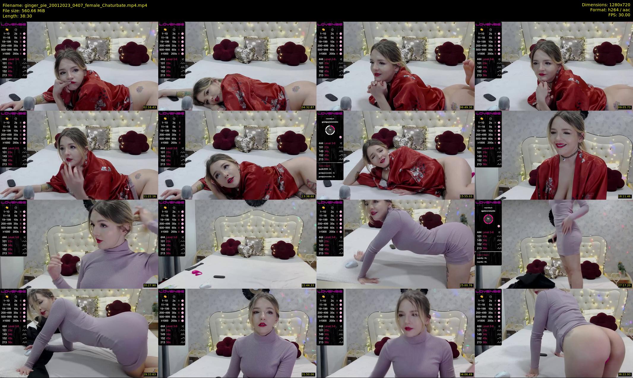 ginger_pie — 39 minute Chaturbate female cam show recording, 720p, Jan 20, 2023