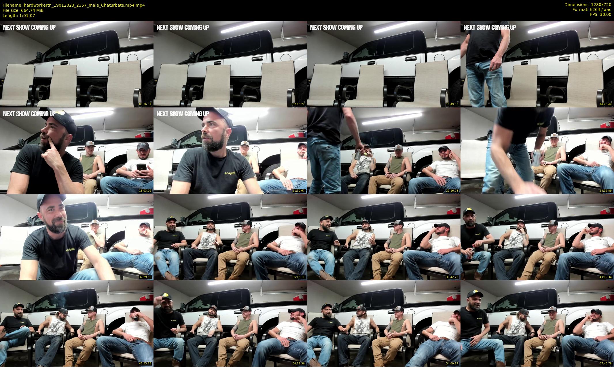 hardworkertn — 62 minute Chaturbate male cam show recording, 720p, Jan 19, 2023