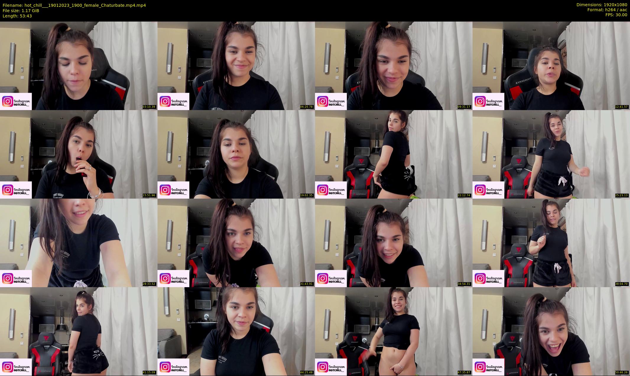 hot_chill__ — 54 minute Chaturbate female cam show recording, 1080p, Jan 19, 2023