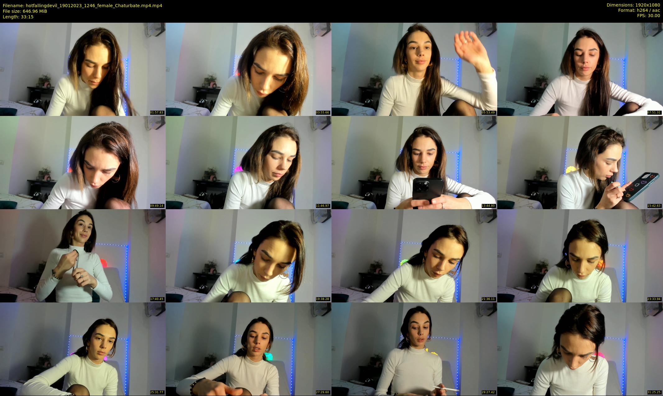 hotfallingdevil — 34 minute Chaturbate female cam show recording, 1080p, Jan 19, 2023