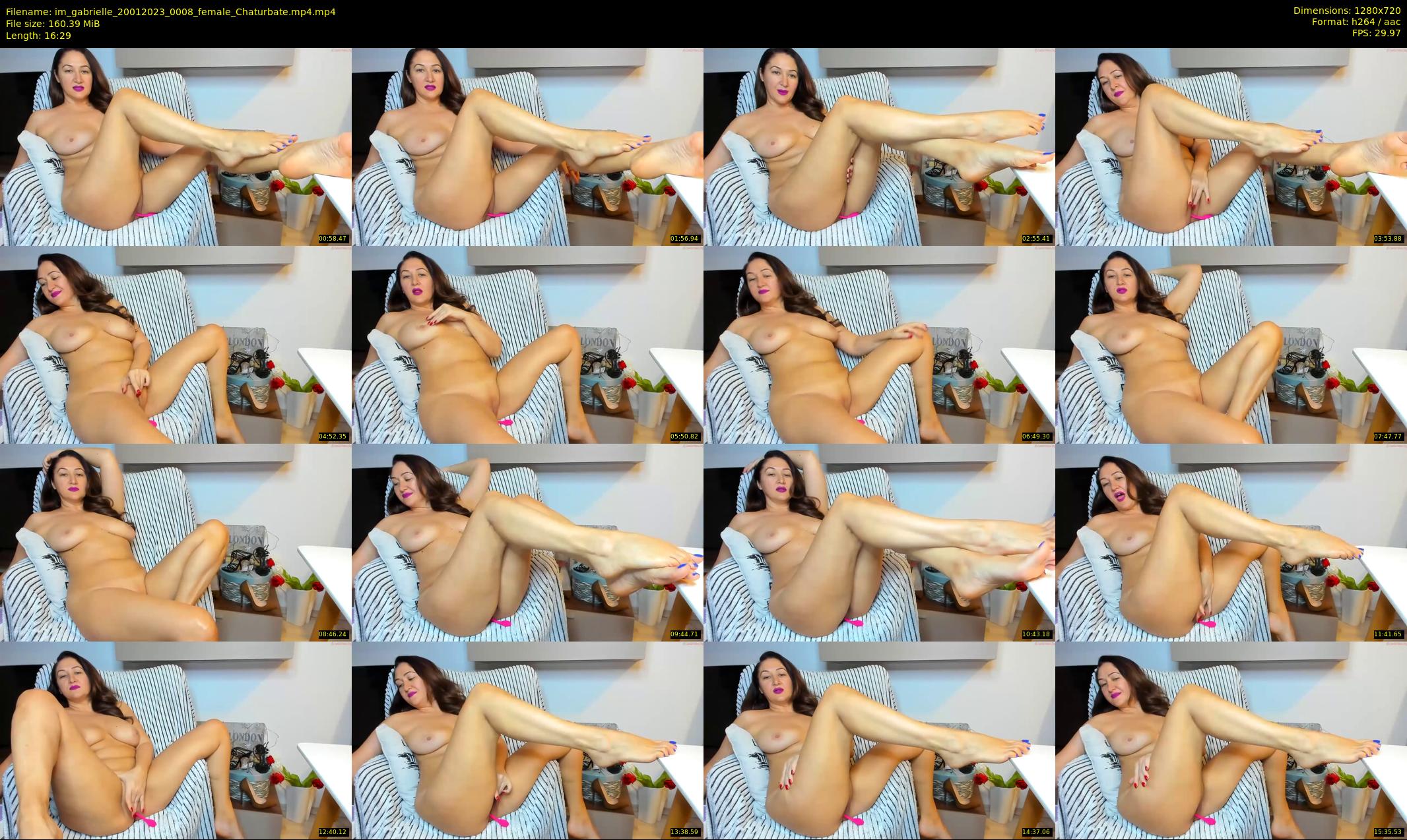 im_gabrielle — 17 minute Chaturbate female cam show recording, 720p, Jan 20, 2023