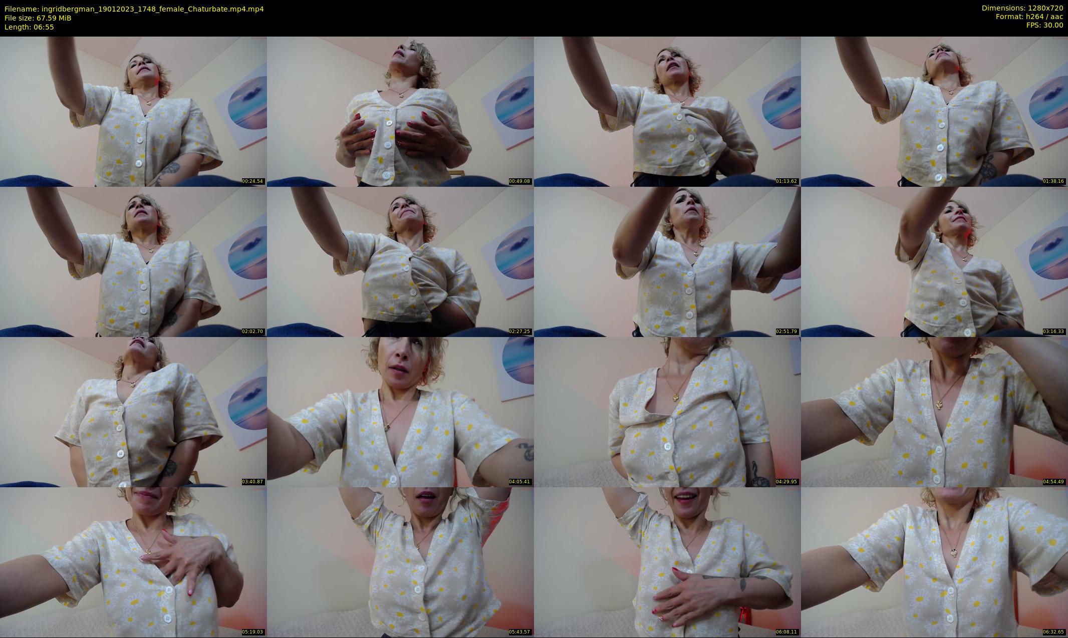 ingridbergman — 7 minute Chaturbate female cam show recording, 720p, Jan 19, 2023