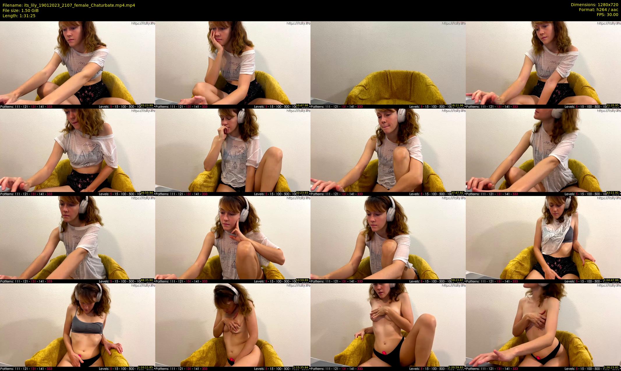 its_lily — 92 minute Chaturbate female cam show recording, 720p, Jan 19, 2023