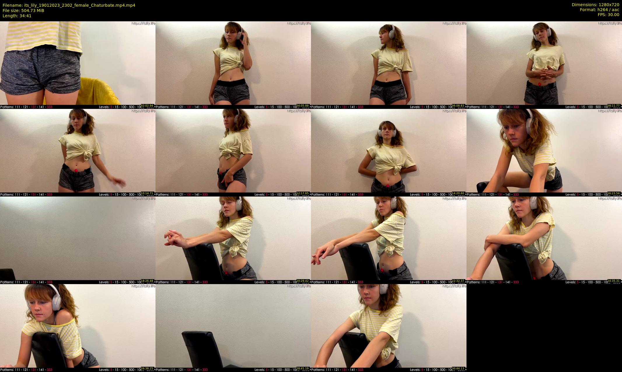 its_lily — 35 minute Chaturbate female cam show recording, 720p, Jan 19, 2023