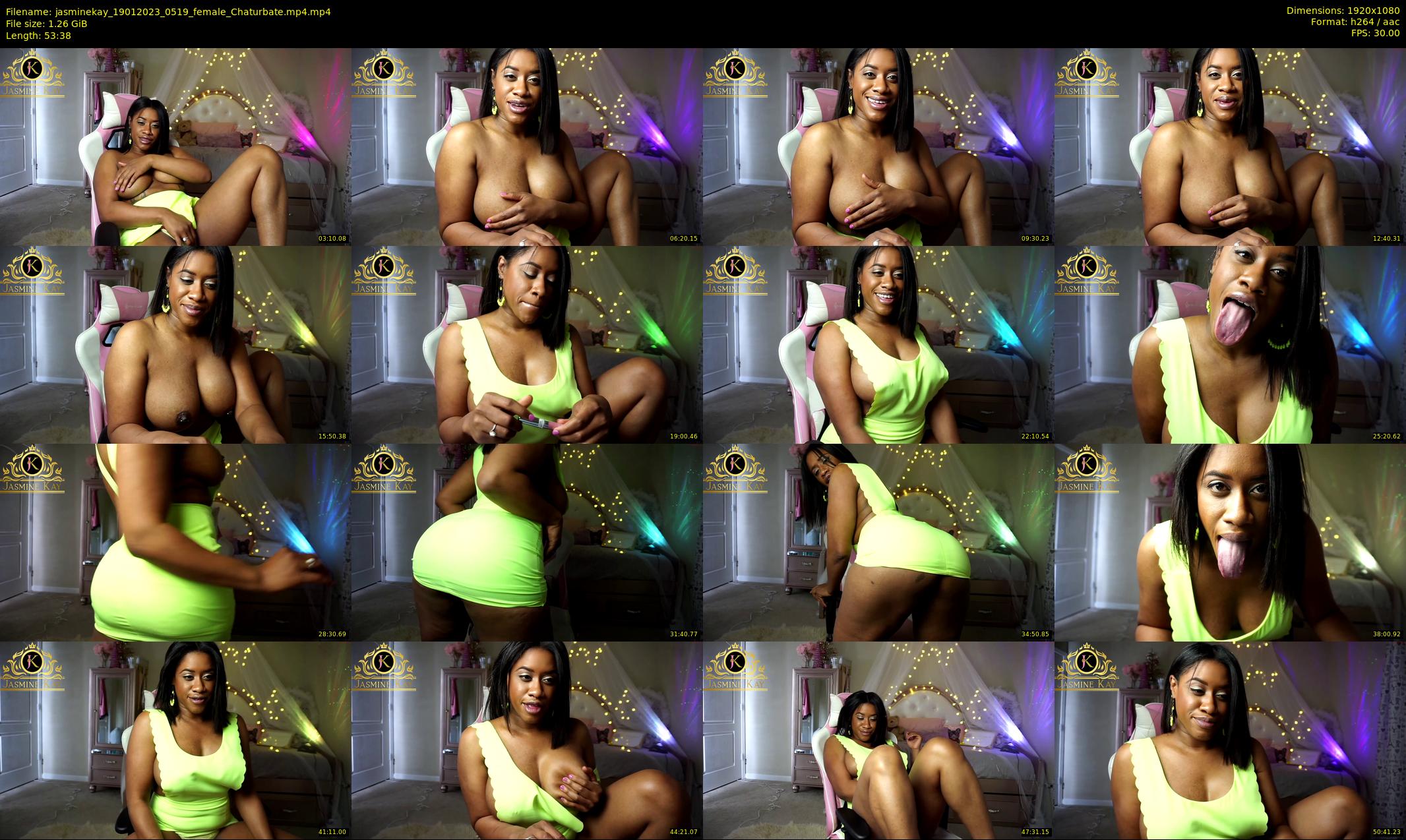 jasminekay — 54 minute Chaturbate female cam show recording, 1080p, Jan 19, 2023