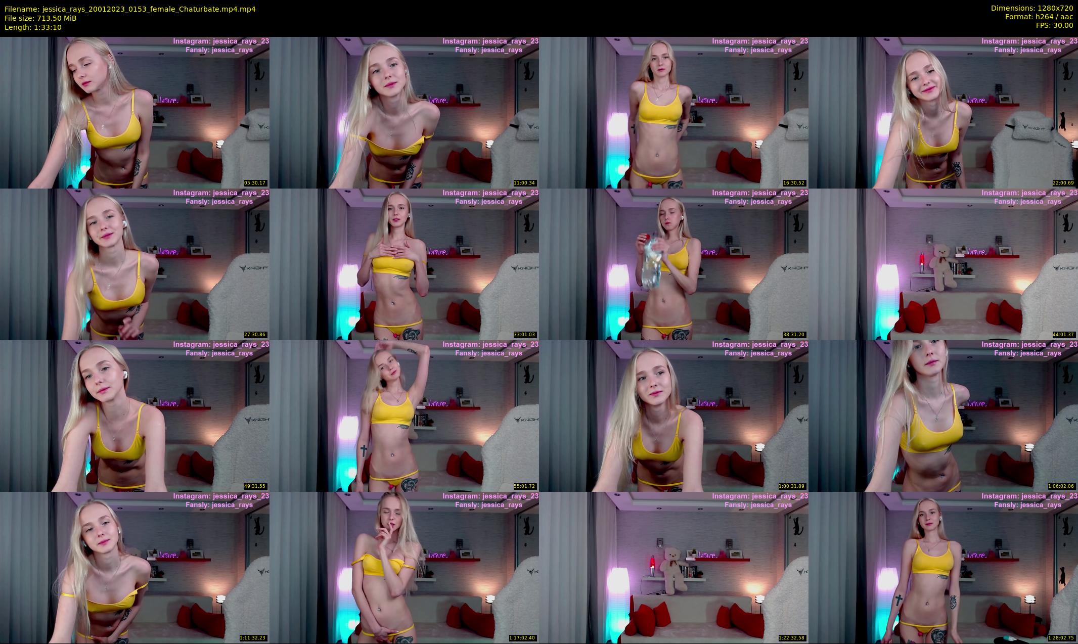 jessica_rays — 94 minute Chaturbate couple cam show recording, 720p, Jan 20, 2023