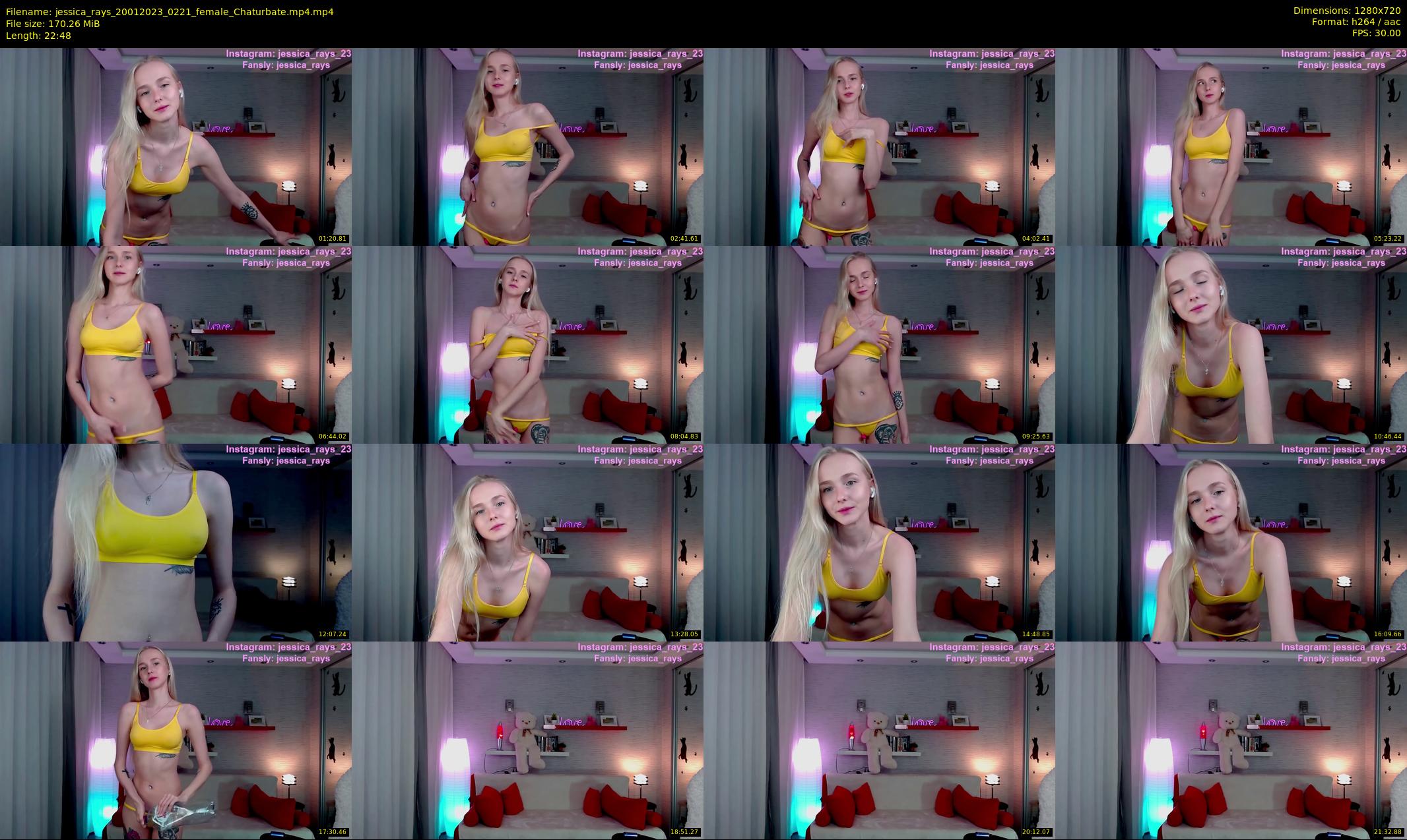 jessica_rays — 23 minute Chaturbate couple cam show recording, 720p, Jan 20, 2023