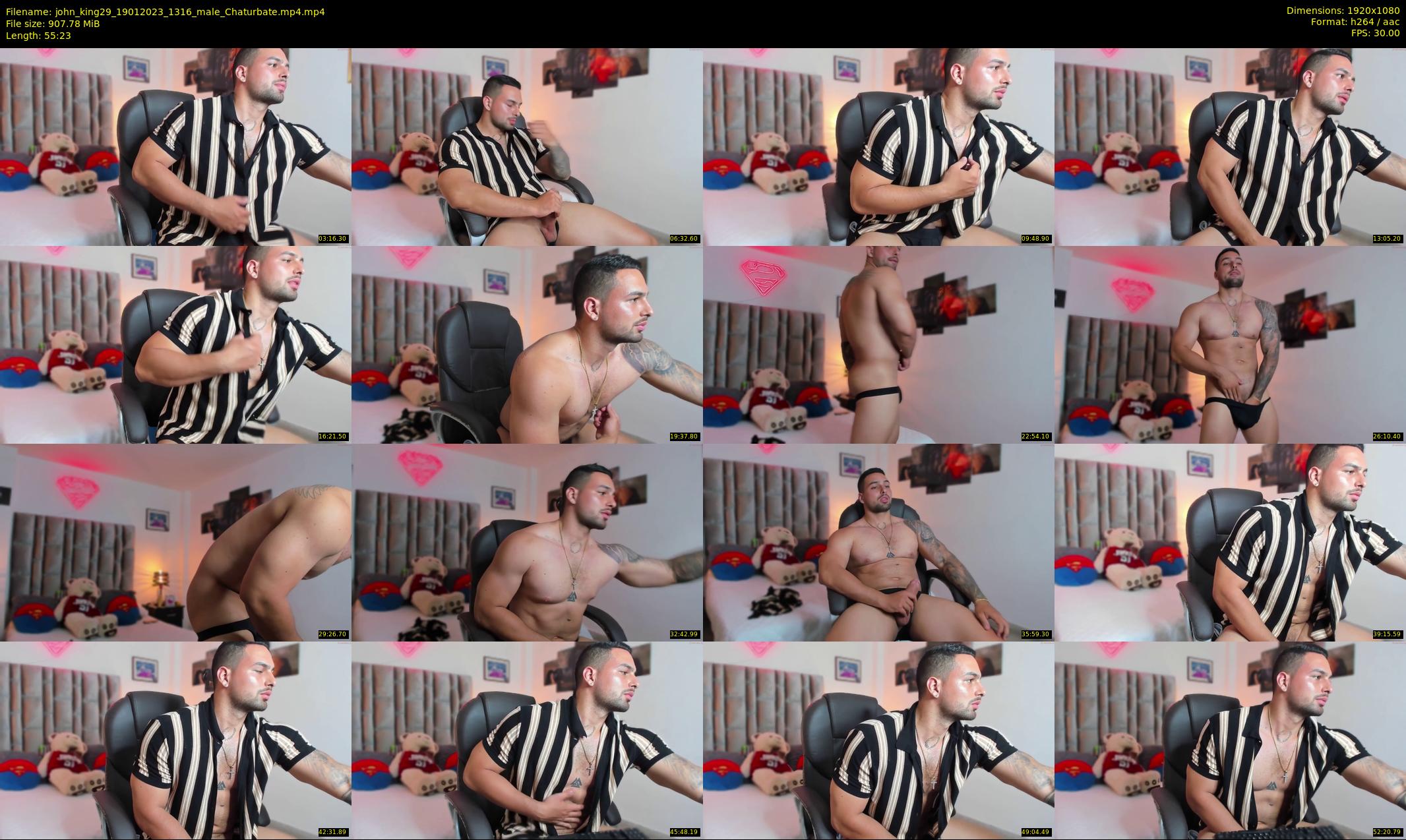 john_king29 — 56 minute Chaturbate male cam show recording, 1080p, Jan 19, 2023