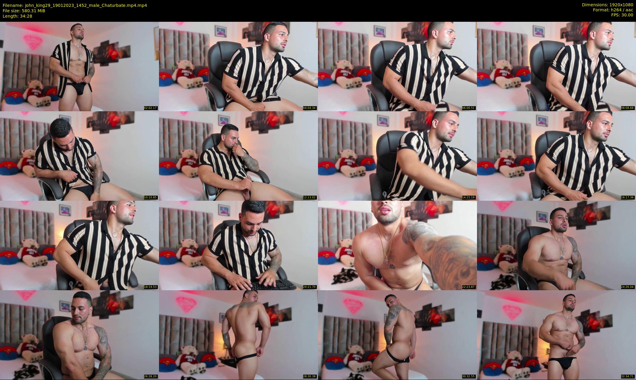 john_king29 — 35 minute Chaturbate male cam show recording, 1080p, Jan 19, 2023