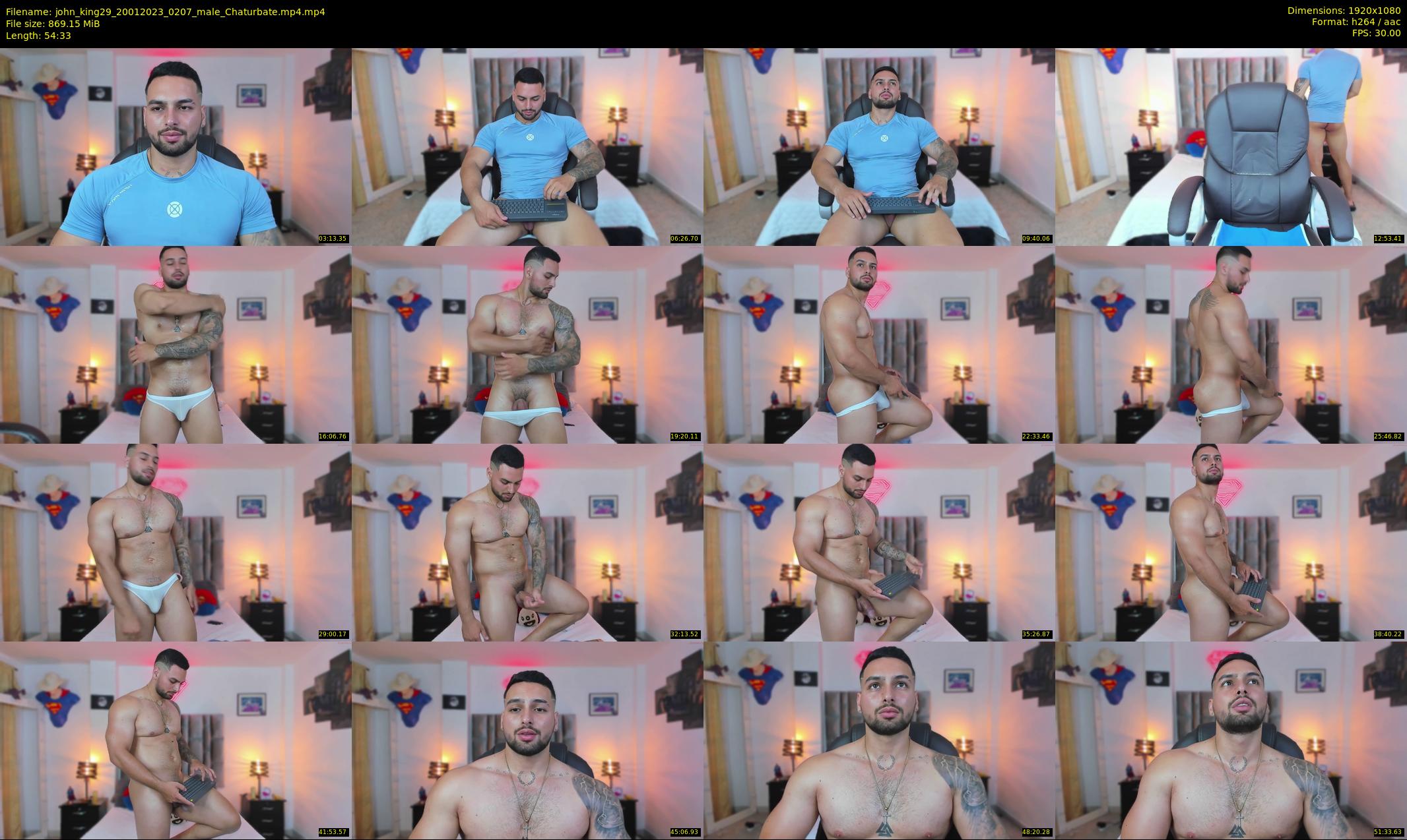 john_king29 — 55 minute Chaturbate male cam show recording, 1080p, Jan 20, 2023