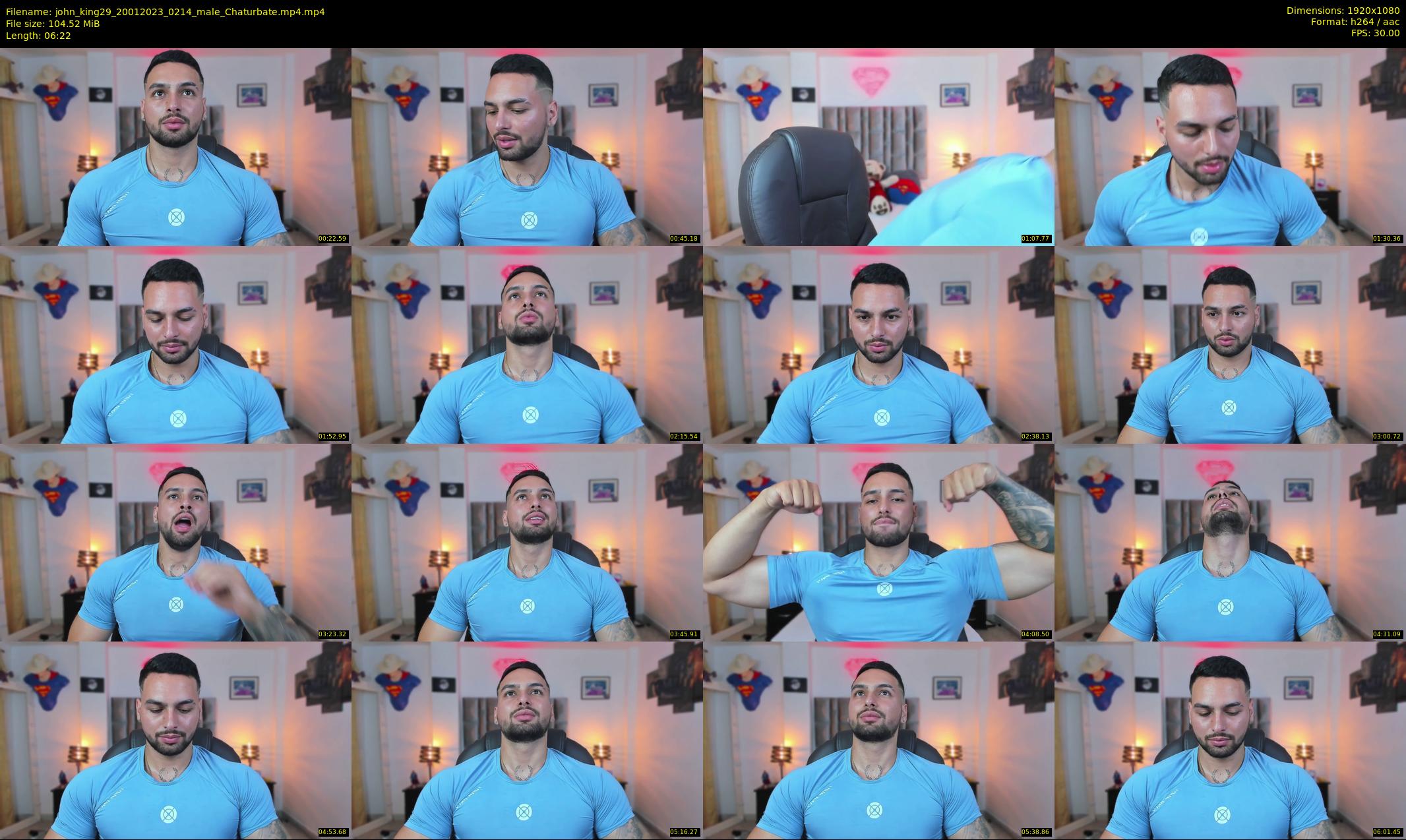 john_king29 — 7 minute Chaturbate male cam show recording, 1080p, Jan 20, 2023