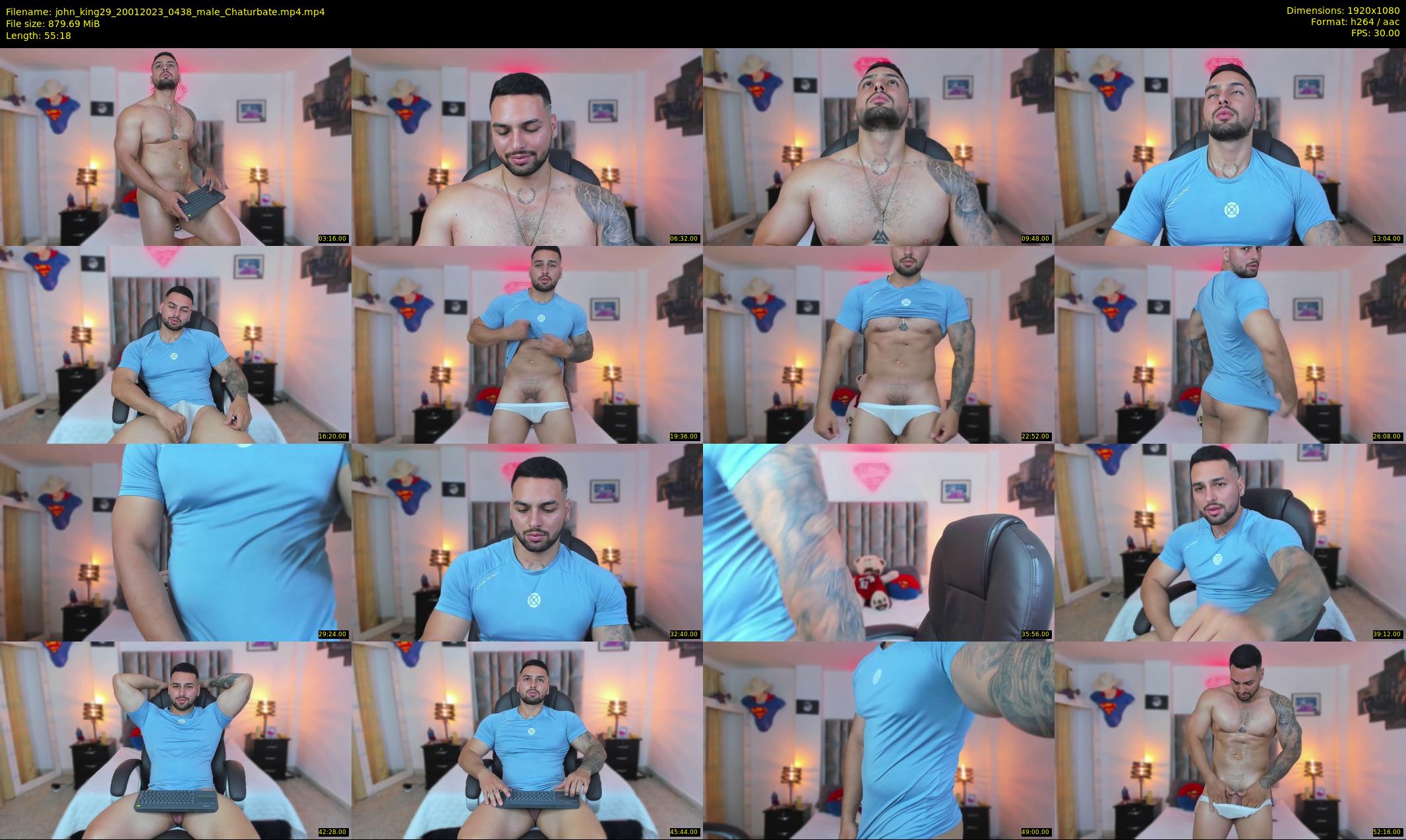 john_king29 — 56 minute Chaturbate male cam show recording, 1080p, Jan 20, 2023