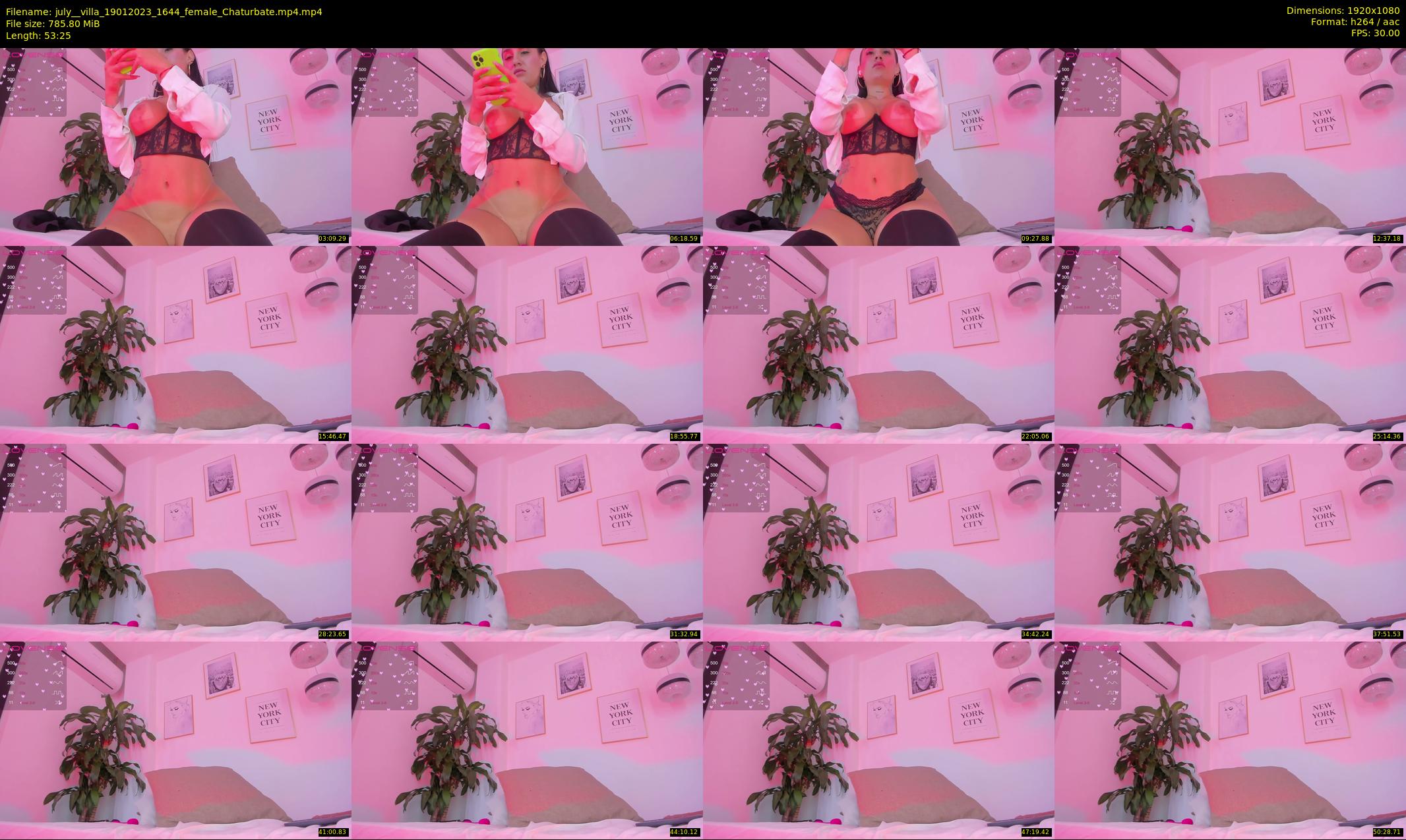 july__villa — 54 minute Chaturbate female cam show recording, 1080p, Jan 19, 2023