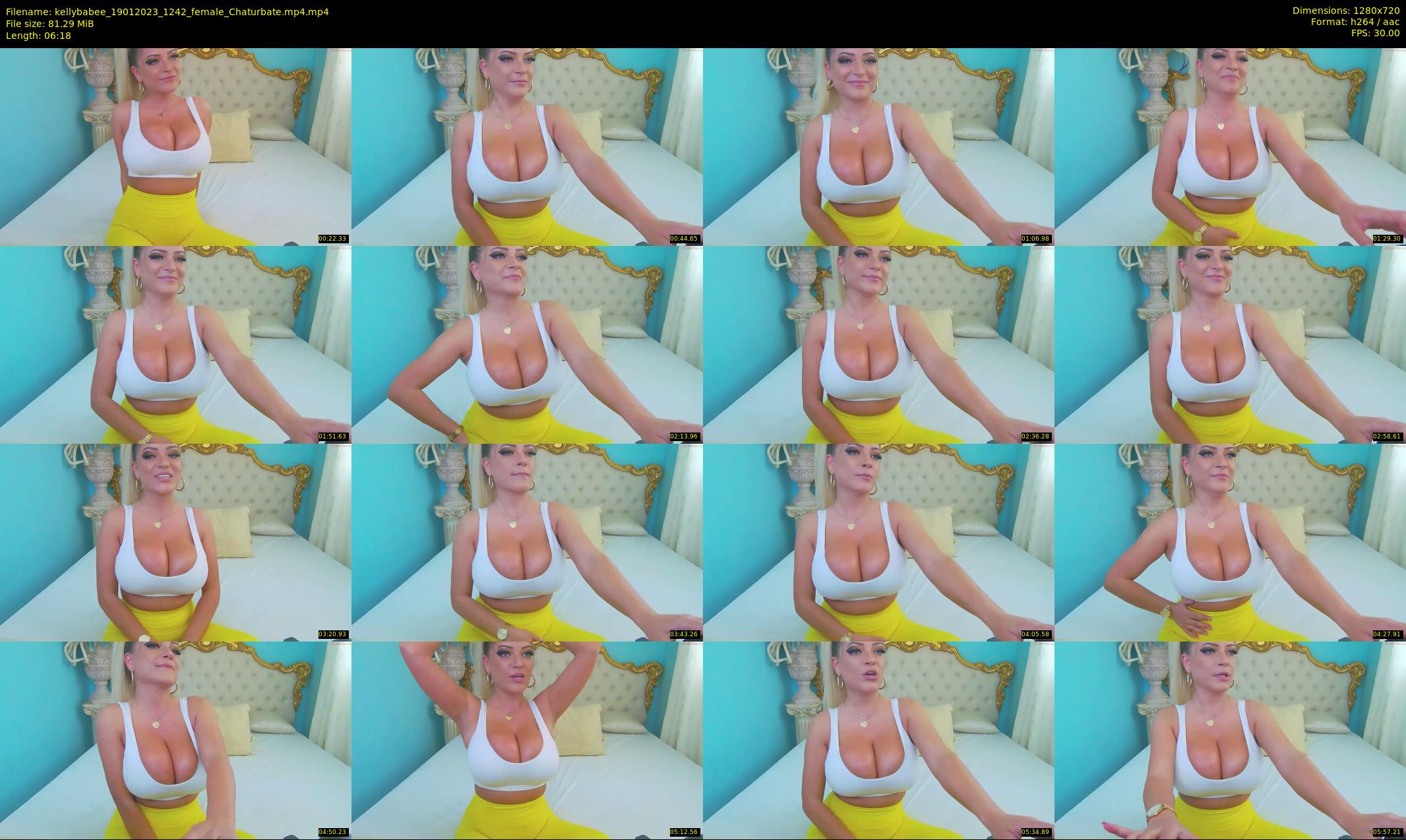 kellybabee — 7 minute Chaturbate female cam show recording, 720p, Jan 19, 2023