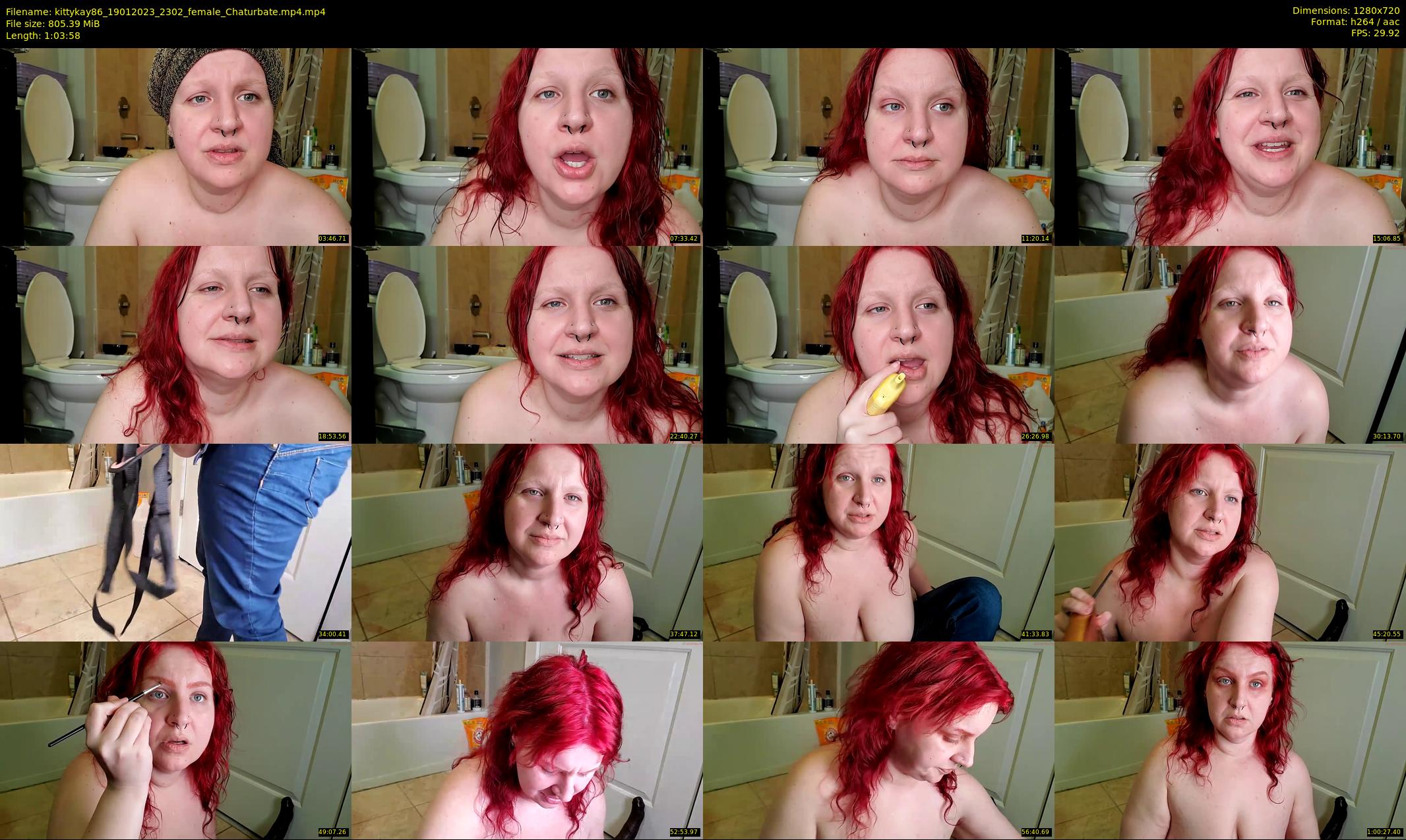 kittykay86 — 64 minute Chaturbate female cam show recording, 720p, Jan 19, 2023