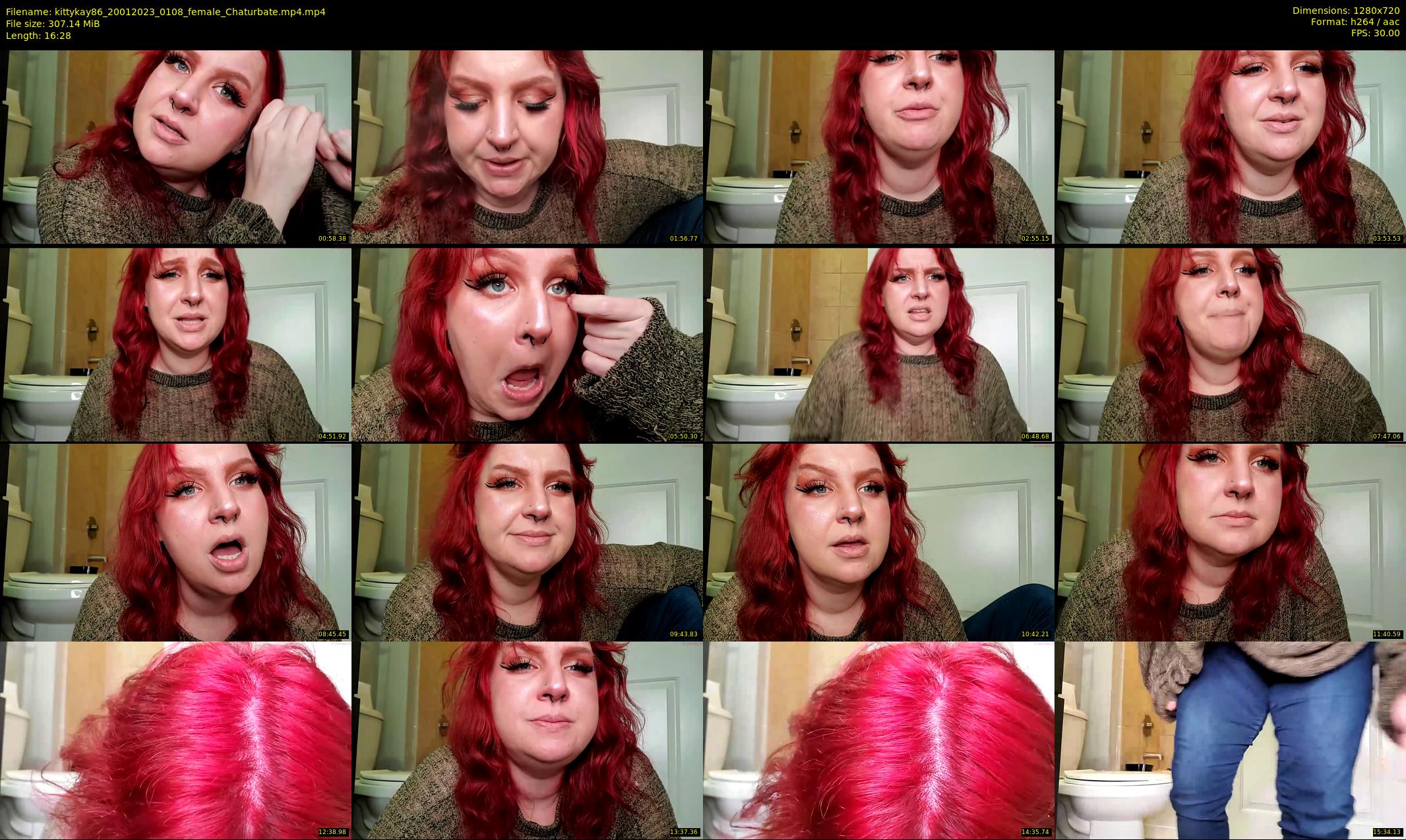 kittykay86 — 17 minute Chaturbate female cam show recording, 720p, Jan 20, 2023
