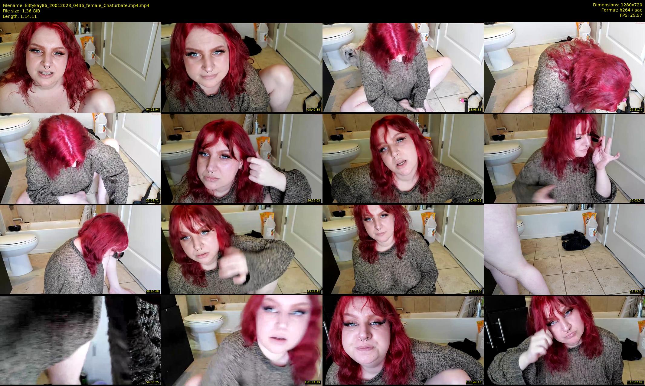 kittykay86 — 75 minute Chaturbate female cam show recording, 720p, Jan 20, 2023