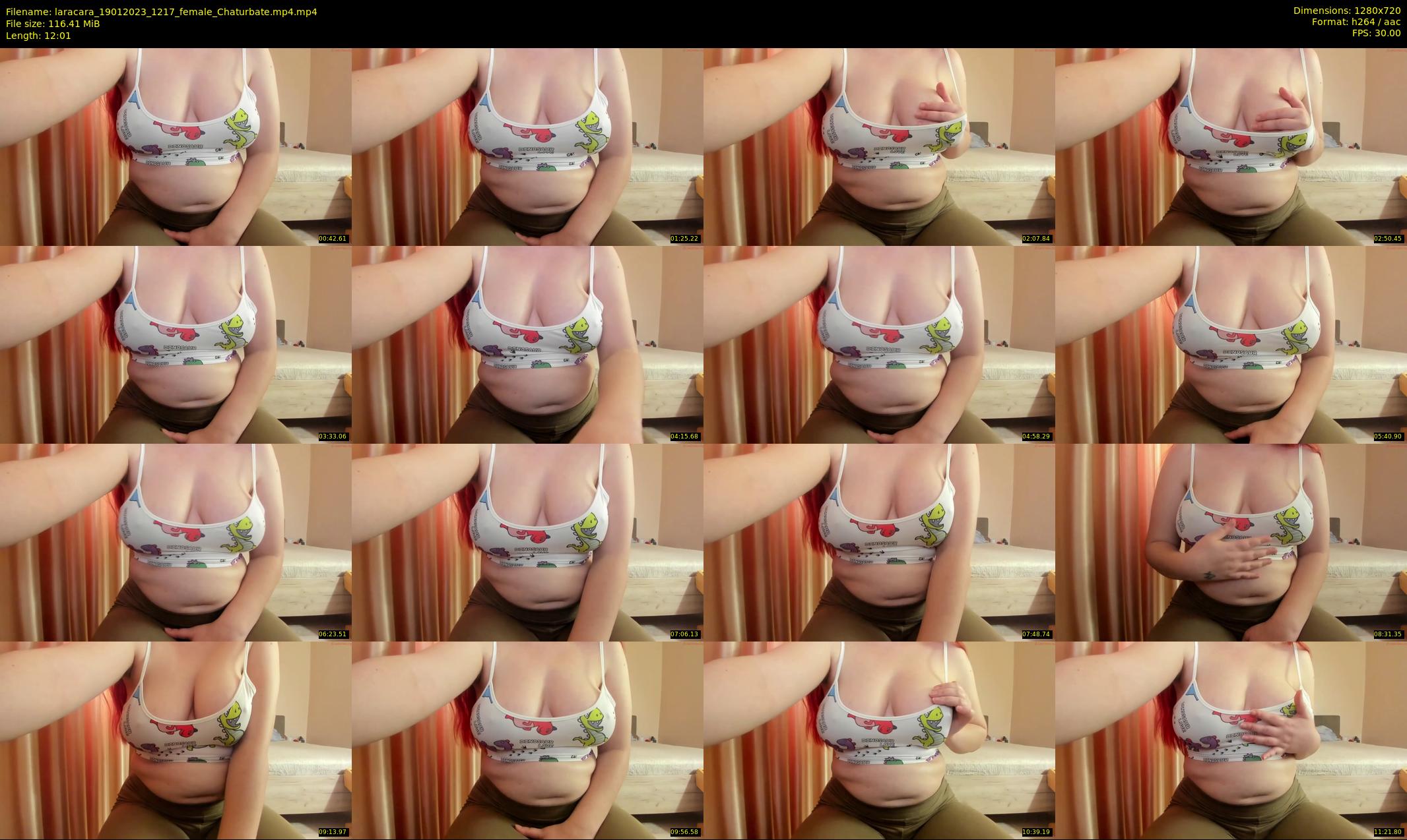 laracara — 13 minute Chaturbate female cam show recording, 720p, Jan 19, 2023