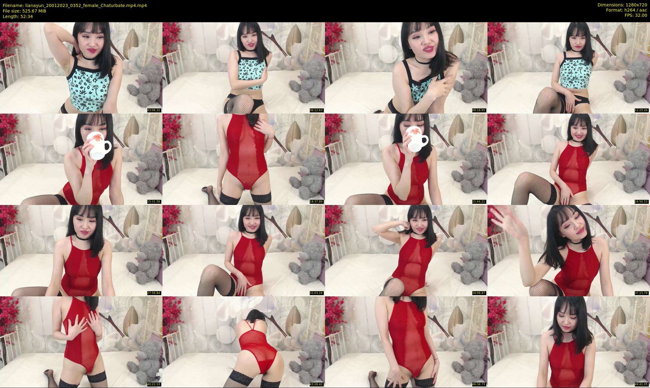 lianayun — 53 minute Chaturbate female cam show recording, 720p, Jan 20, 2023