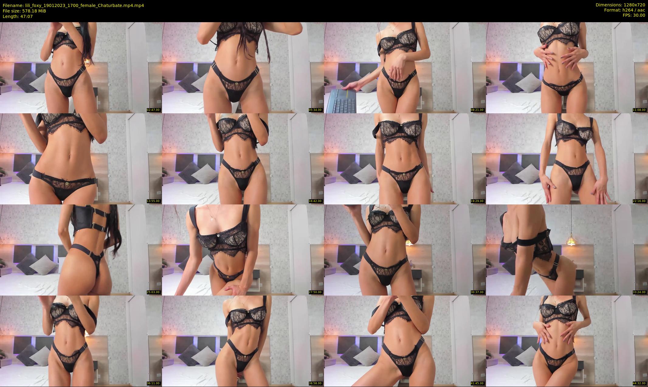 lili_foxy — 48 minute Chaturbate female cam show recording, 720p, Jan 19, 2023