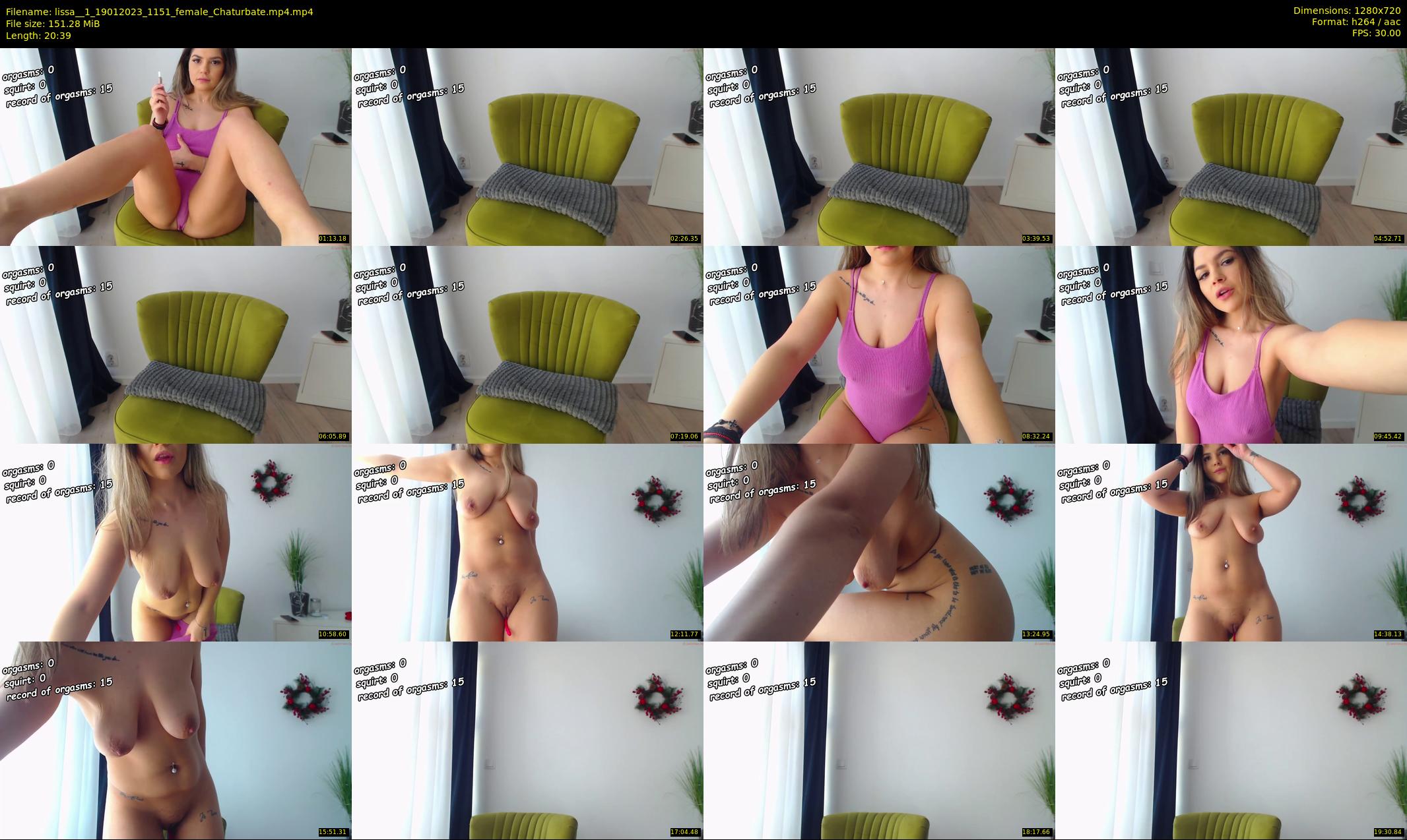 lissa__1 — 21 minute Chaturbate female cam show recording, 720p, Jan 19, 2023