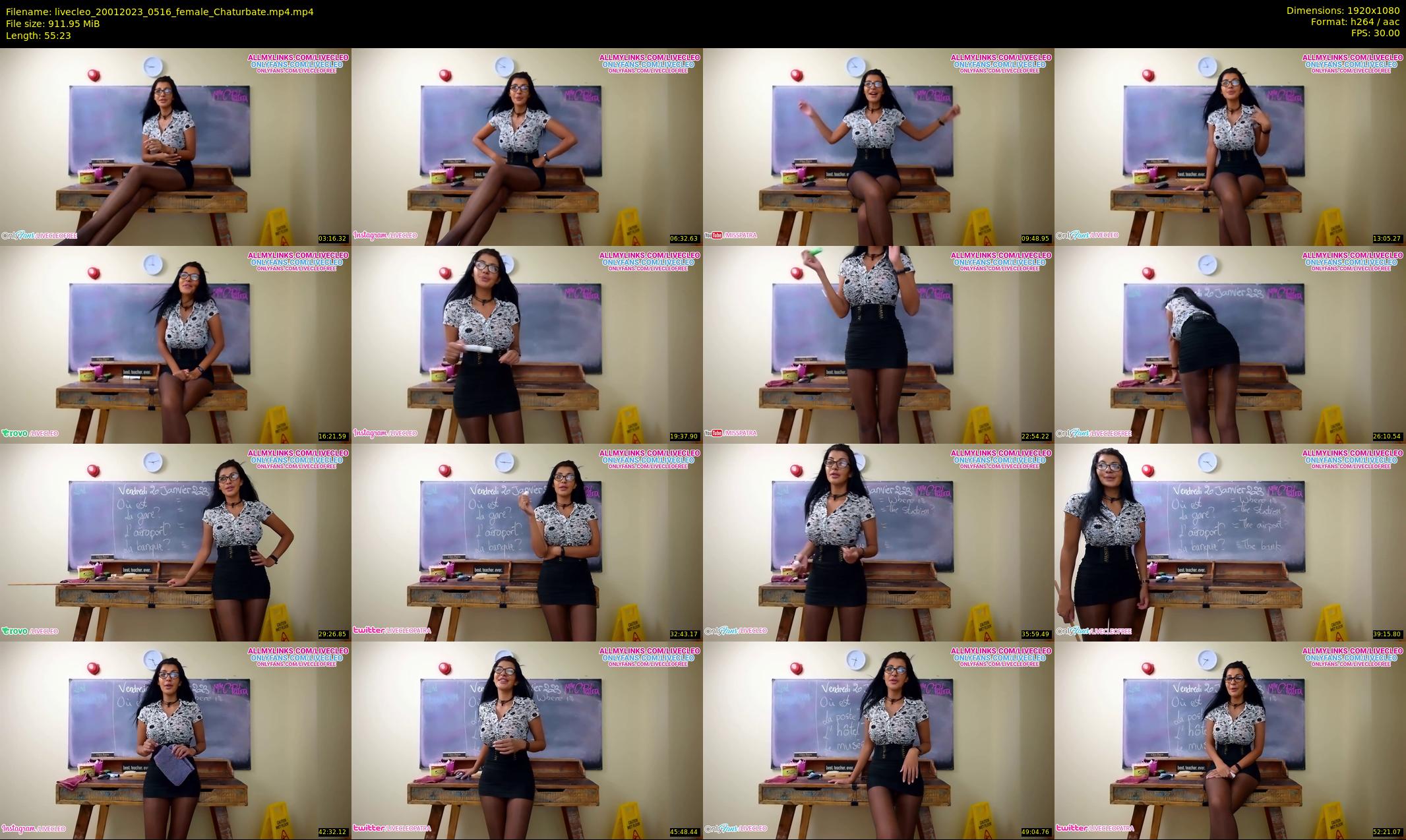 livecleo — 56 minute Chaturbate female cam show recording, 1080p, Jan 20, 2023