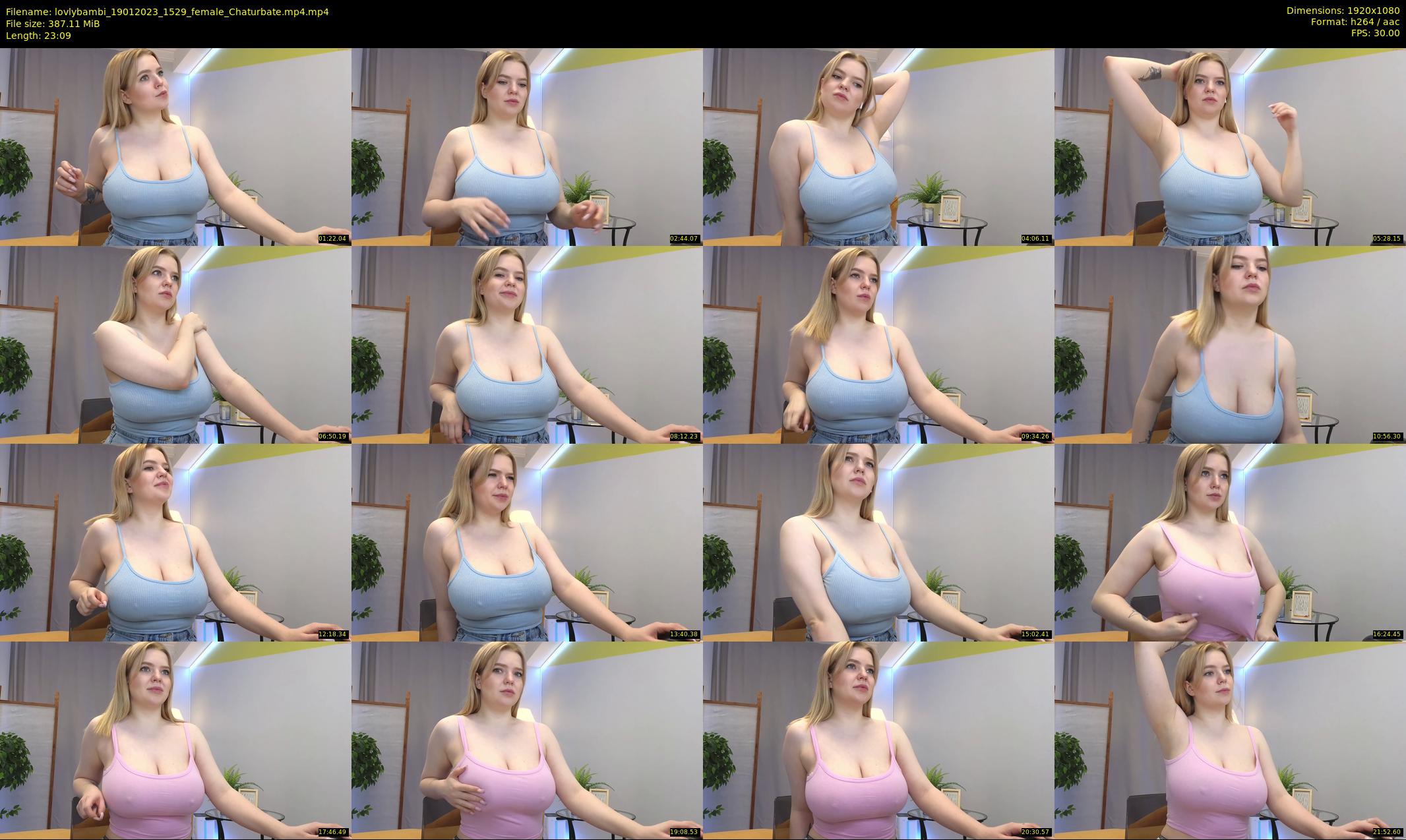 lovlybambi — 24 minute Chaturbate female cam show recording, 1080p, Jan 19, 2023