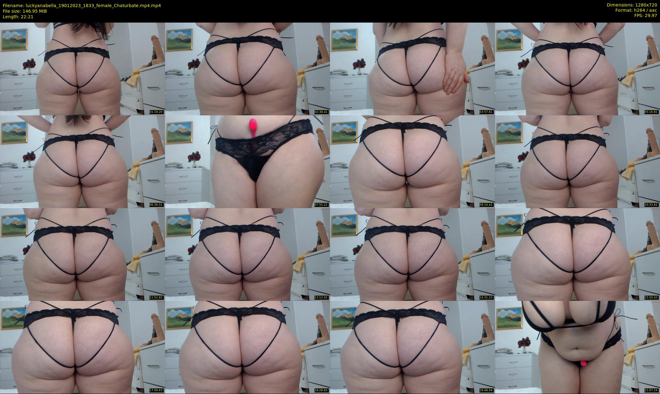 luckyanabella — 23 minute Chaturbate female cam show recording, 720p, Jan 19, 2023