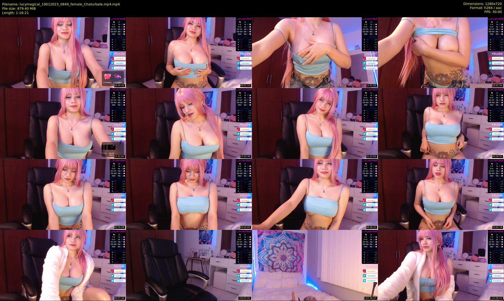 lucymagical — 77 minute Chaturbate female cam show recording, 720p, Jan 19, 2023
