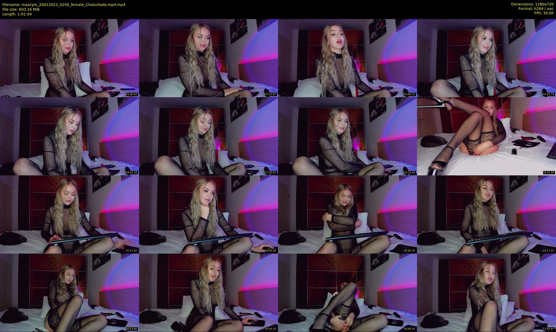 maarym — 62 minute Chaturbate couple cam show recording, 720p, Jan 20, 2023