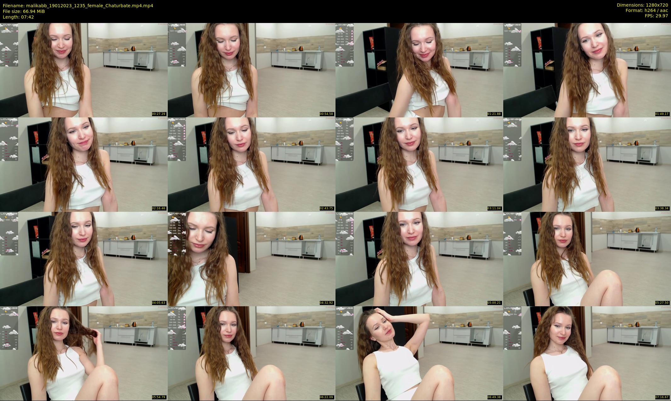 malikabb — 8 minute Chaturbate female cam show recording, 720p, Jan 19, 2023