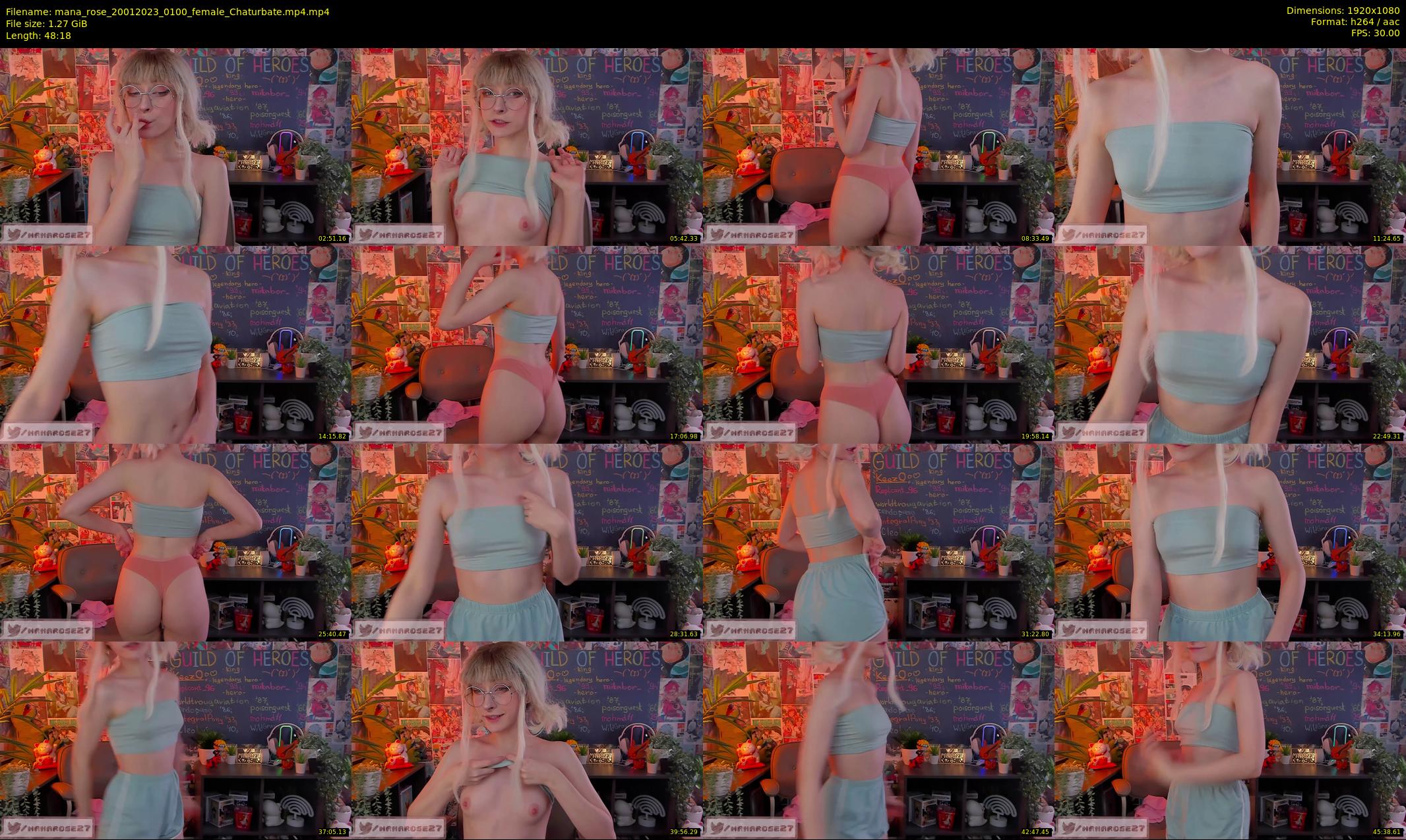 mana_rose — 49 minute Chaturbate female cam show recording, 1080p, Jan 20, 2023