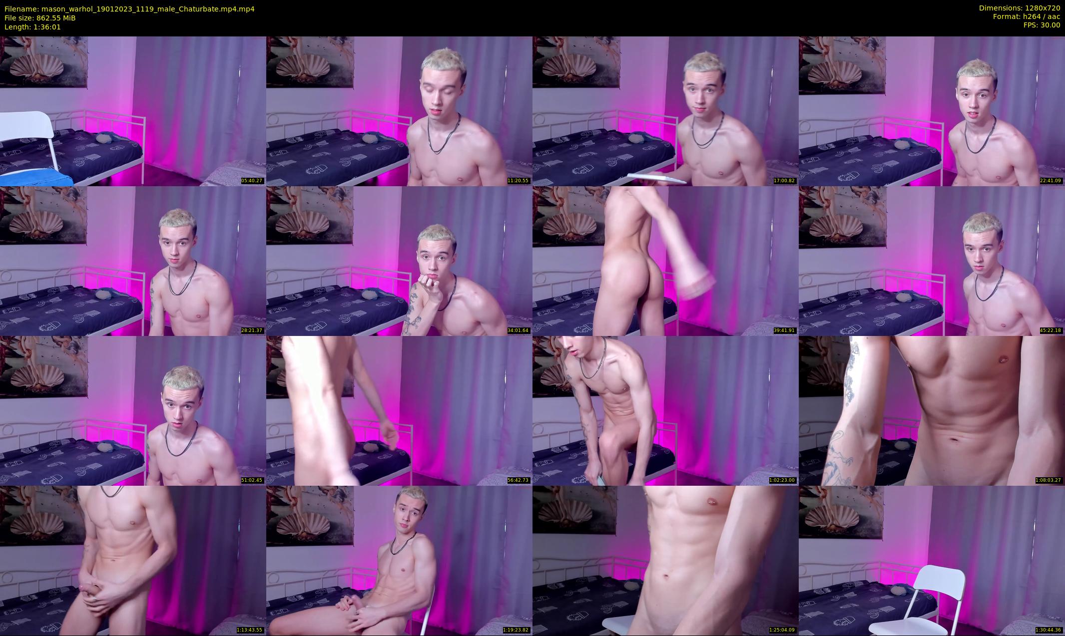 mason_warhol — 97 minute Chaturbate male cam show recording, 720p, Jan 19, 2023