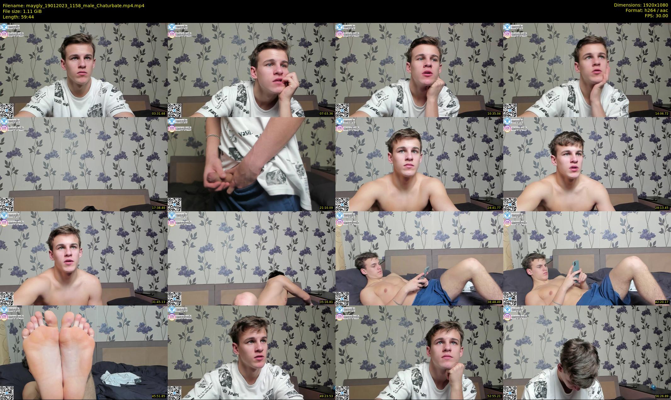 maygly — 60 minute Chaturbate male cam show recording, 1080p, Jan 19, 2023