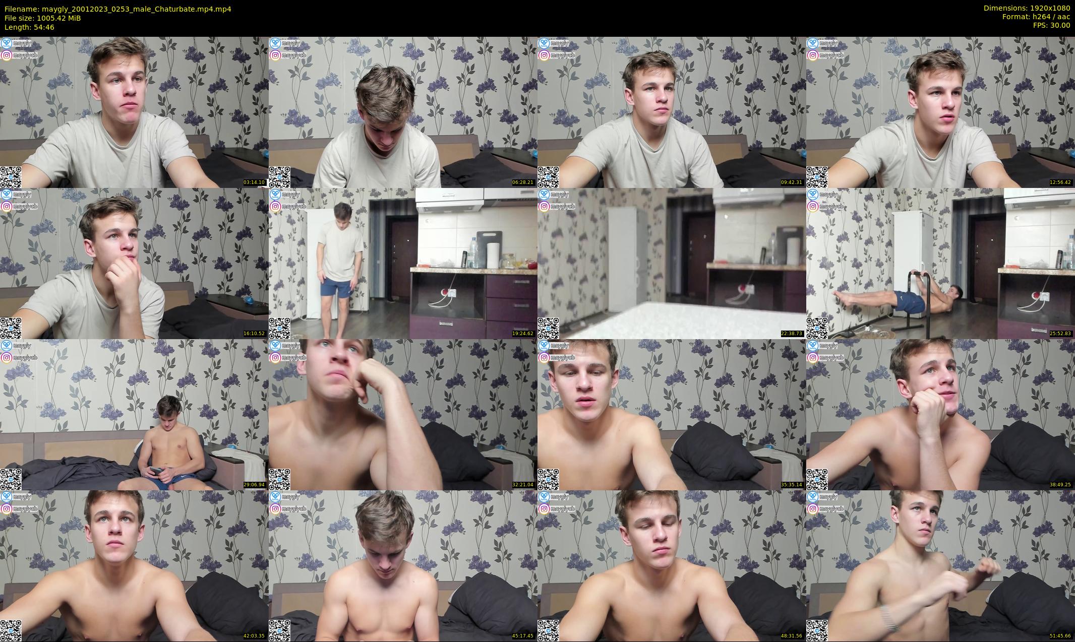 maygly — 55 minute Chaturbate male cam show recording, 1080p, Jan 20, 2023