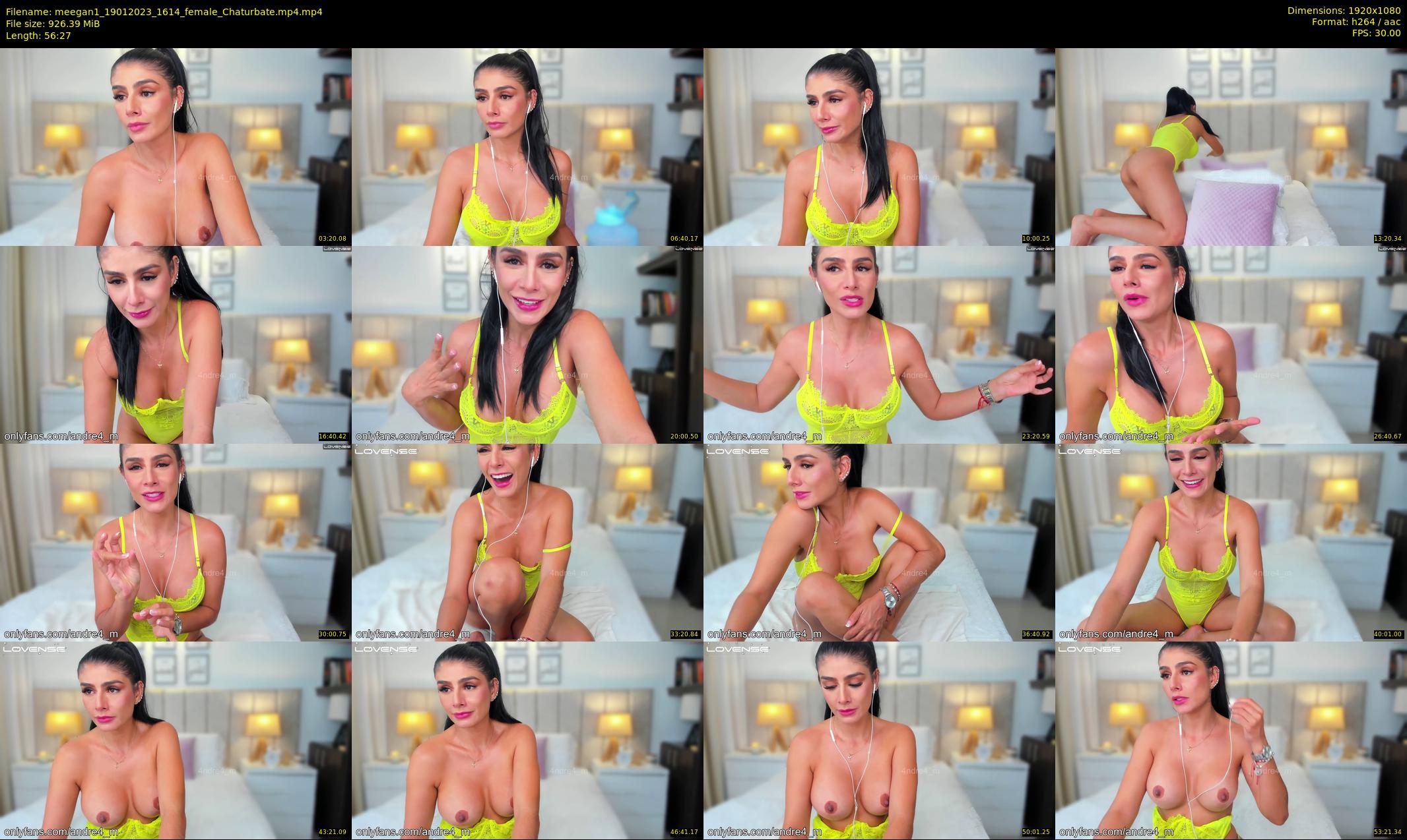 meegan1 — 57 minute Chaturbate female cam show recording, 1080p, Jan 19, 2023