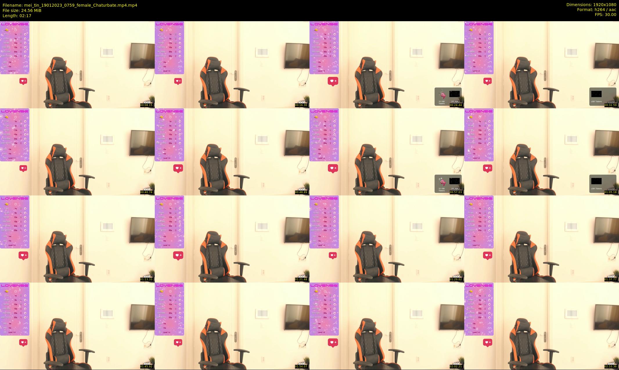 mei_tin — 3 minute Chaturbate female cam show recording, 1080p, Jan 19, 2023