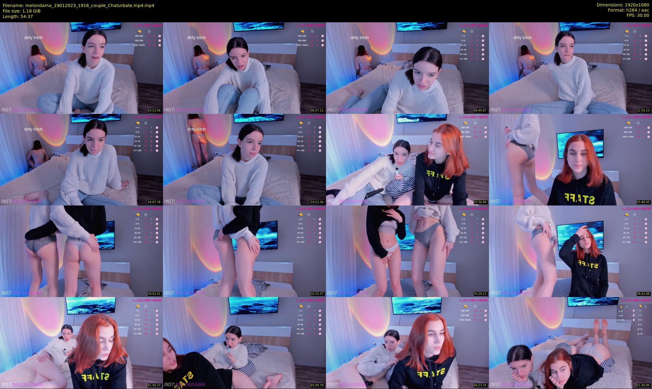 melondama — 55 minute Chaturbate female cam show recording, 1080p, Jan 19, 2023