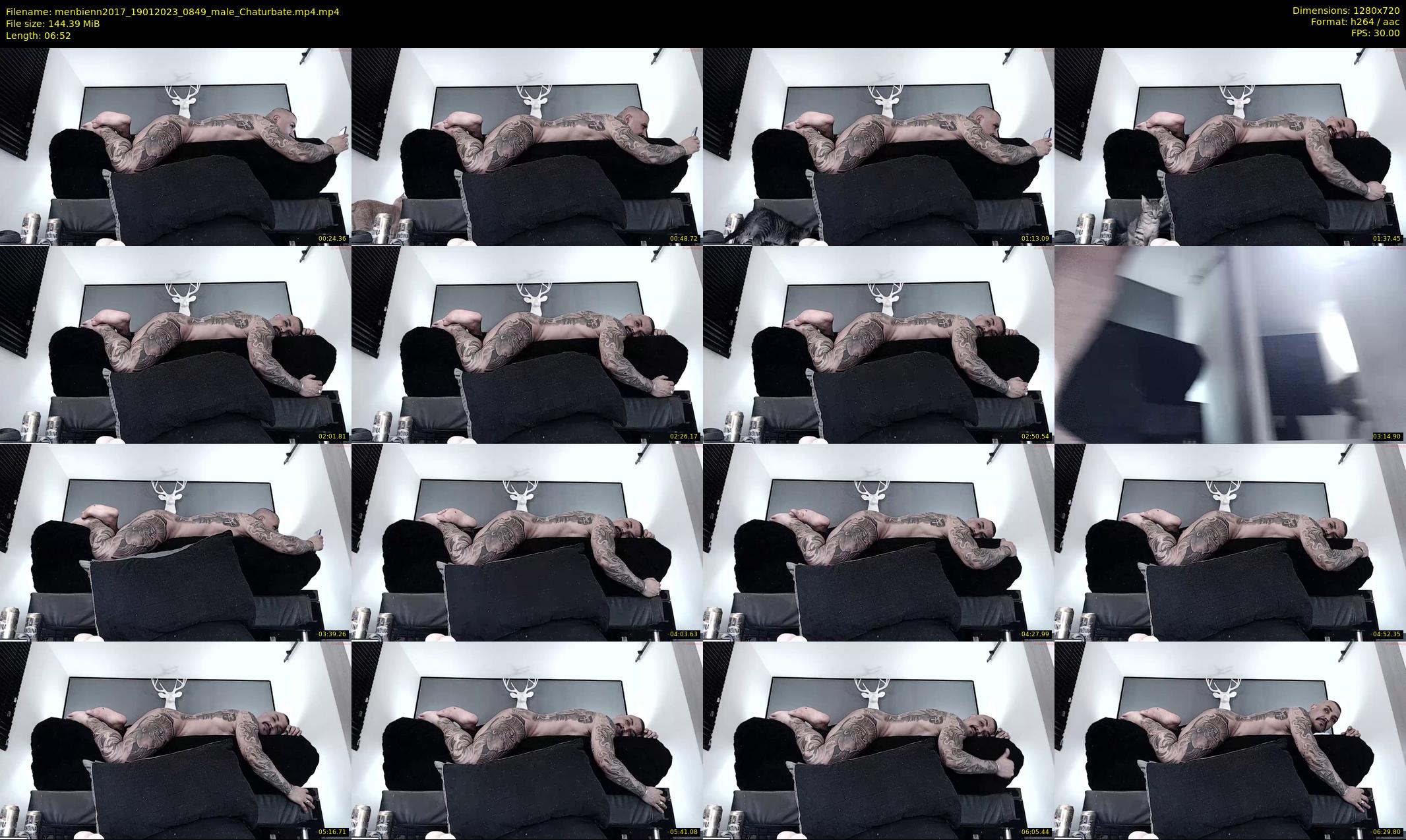 menbienn2017 — 7 minute Chaturbate male cam show recording, 720p, Jan 19, 2023