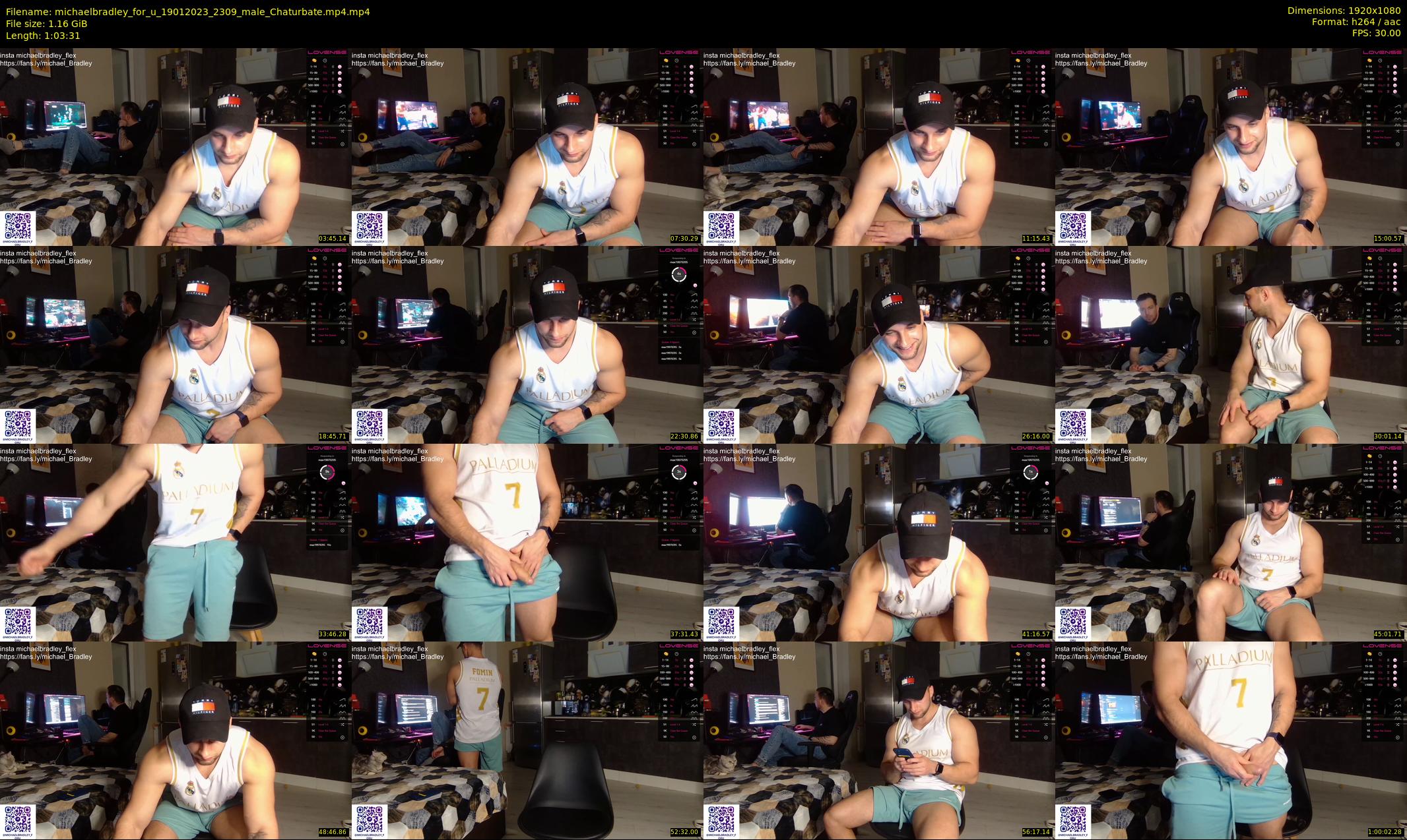 michaelbradley_for_u — 64 minute Chaturbate male cam show recording, 1080p, Jan 19, 2023