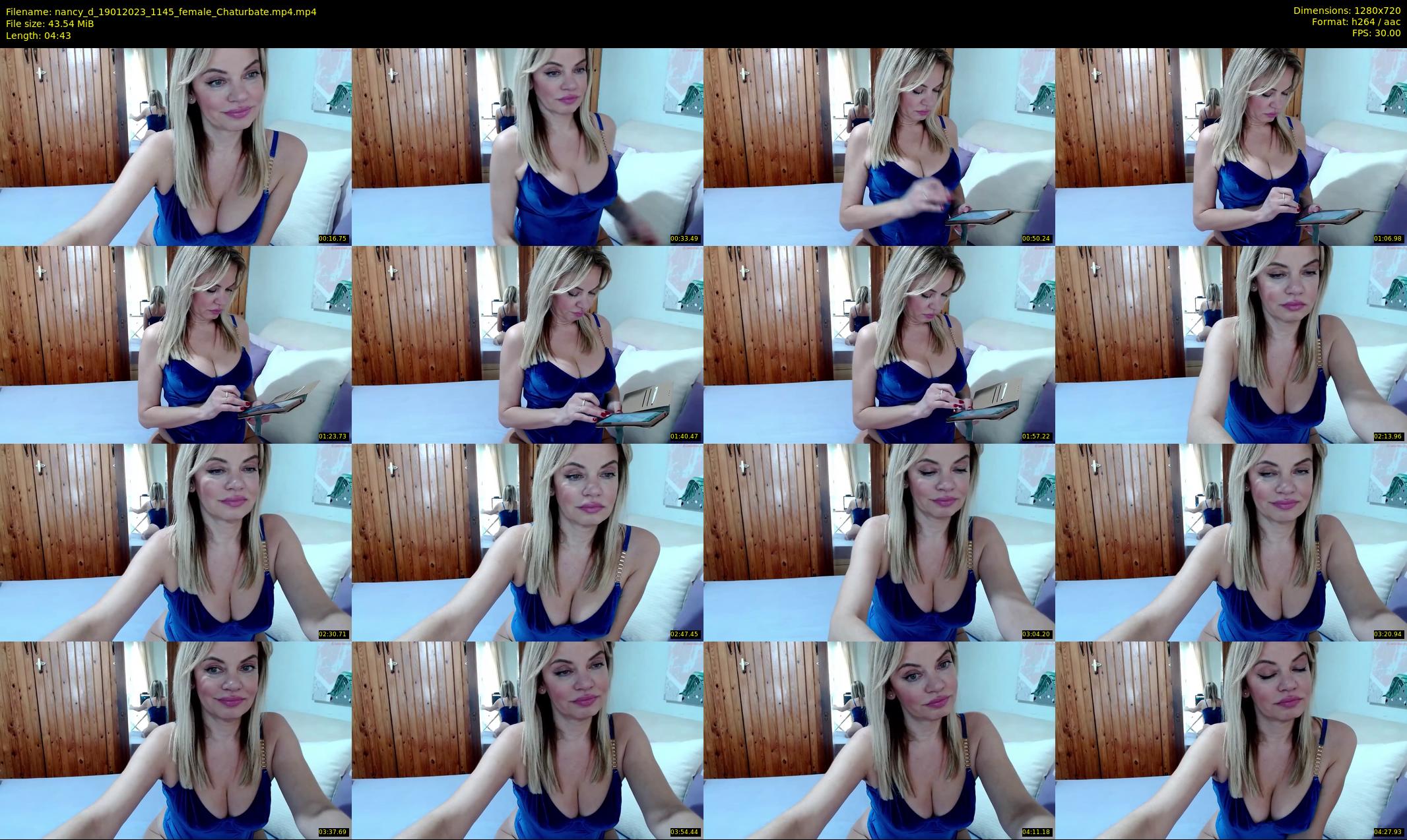 nancy_d — 5 minute Chaturbate female cam show recording, 720p, Jan 19, 2023